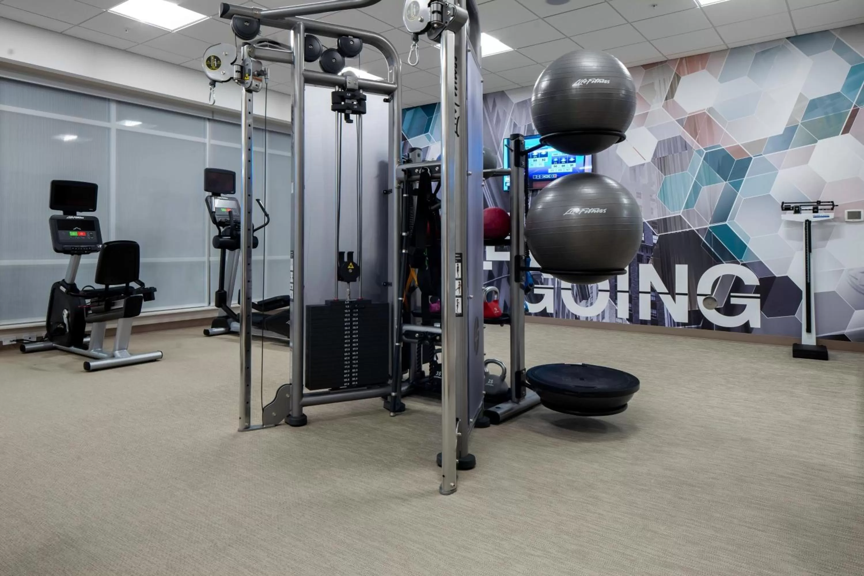Fitness centre/facilities in SpringHill Suites by Marriott Charlotte Huntersville
