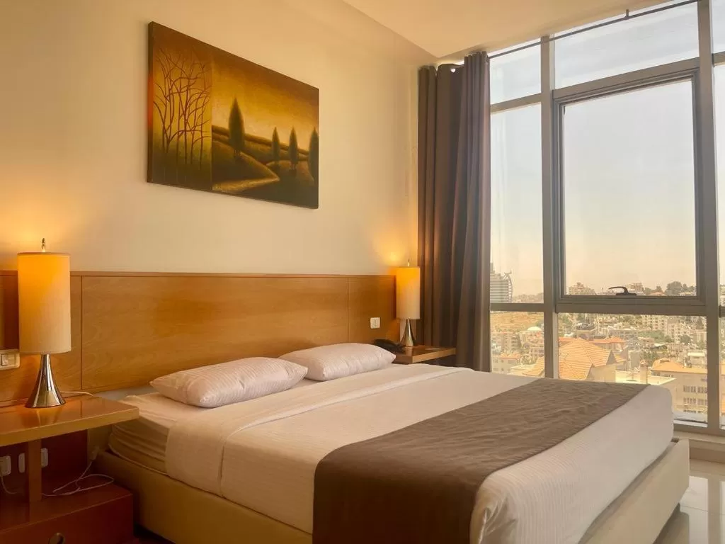 Bed in Caesar Hotel Ramallah