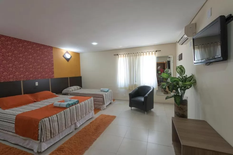 Photo of the whole room, Bed in Monte Serrat Hotel