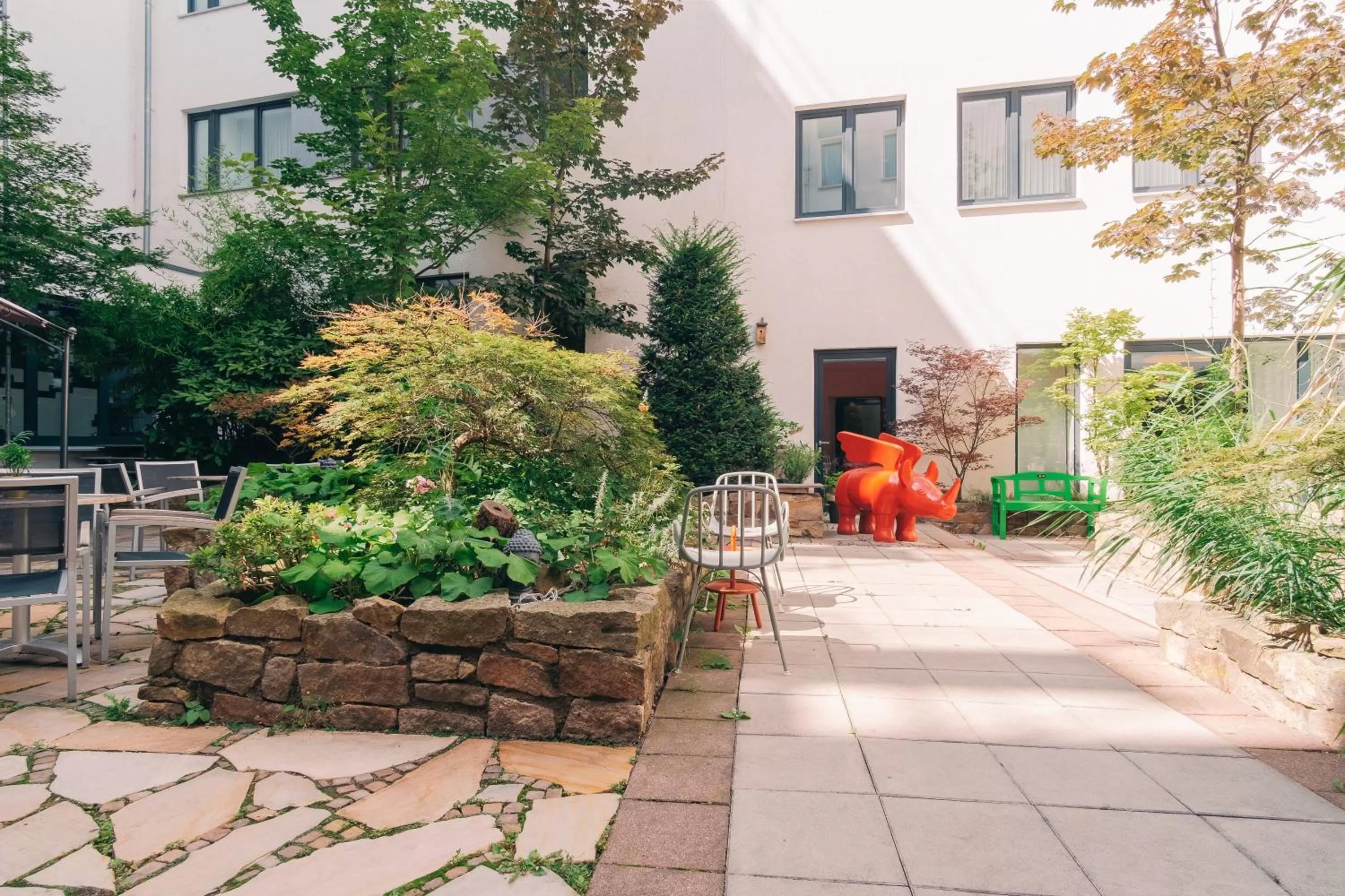 Patio in Hotel Esplanade Dortmund