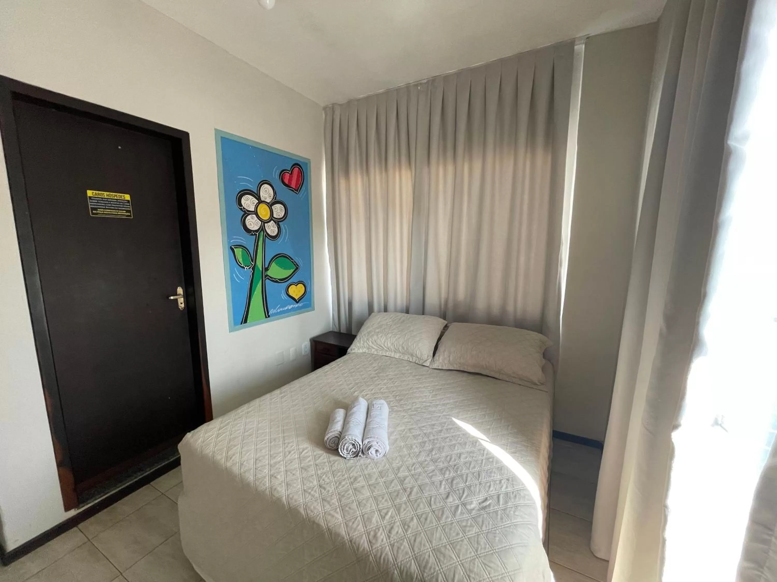 Bed in Shallom Hotel