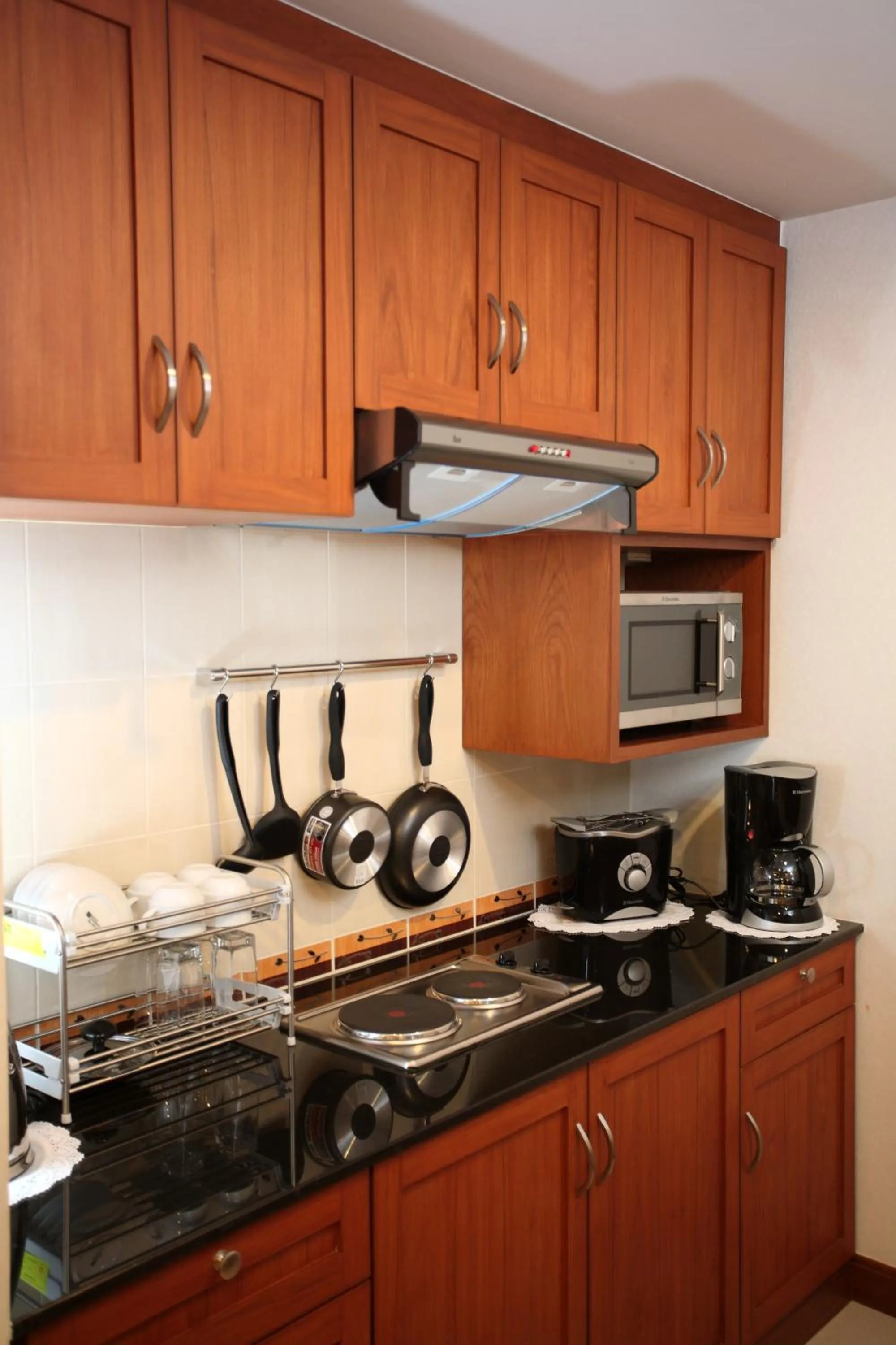 Kitchen or kitchenette in Amaranta Hotel