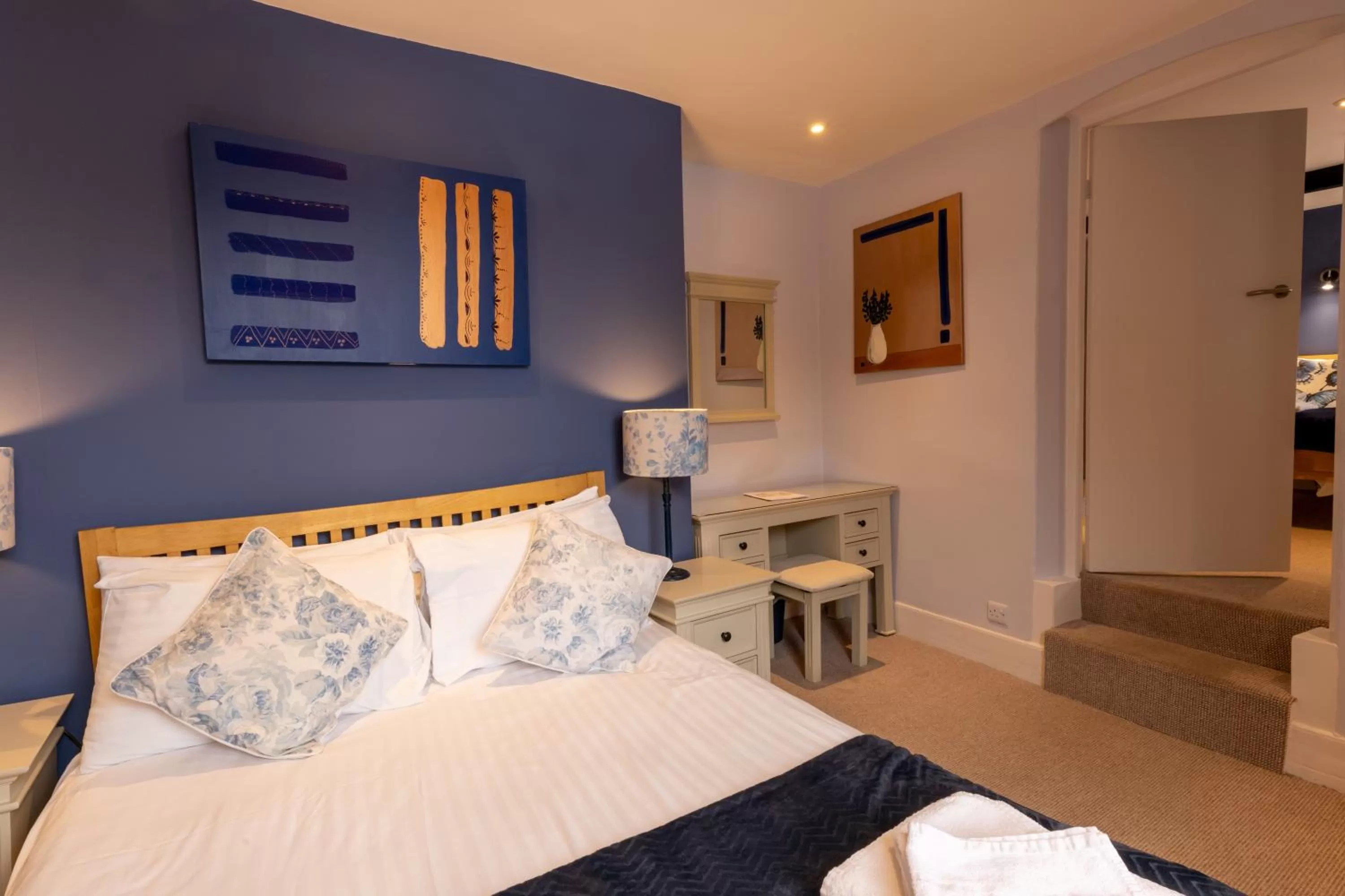 Bedroom, Bed in The Old Vicarage Hotel & Restaurant