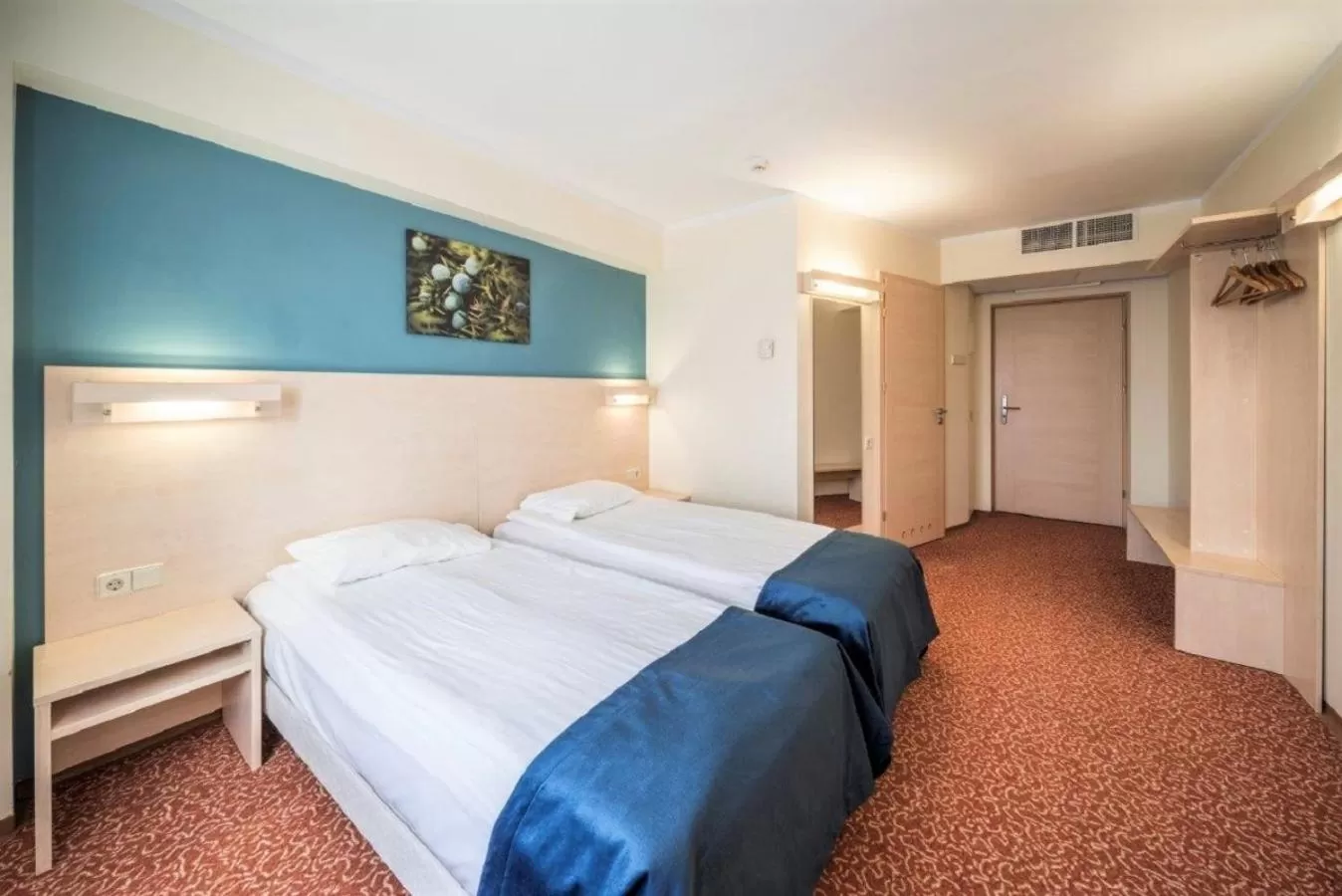 TV and multimedia, Bed in Rija Bauska Hotel