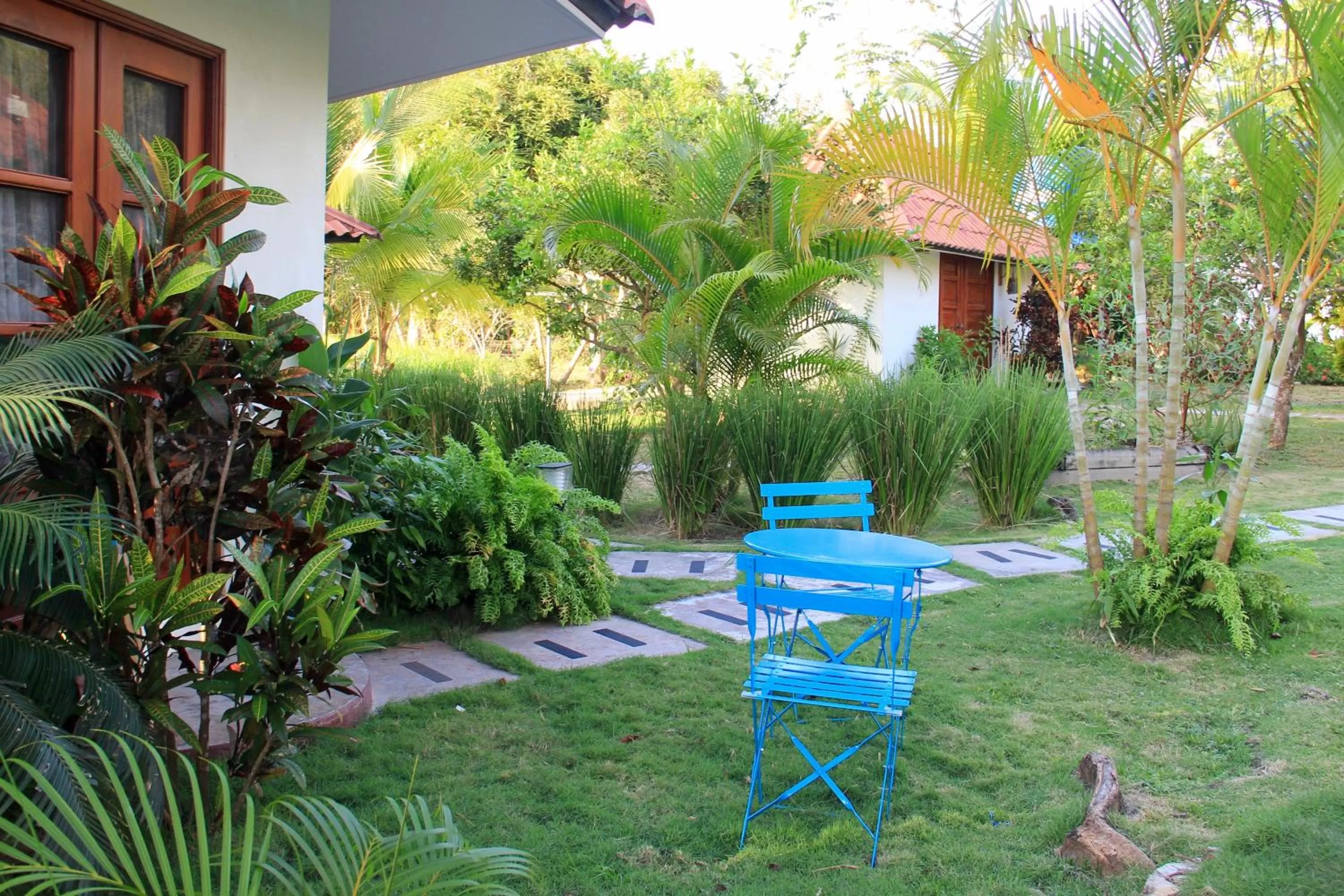 Garden in Cabañas La Casa de Pucha