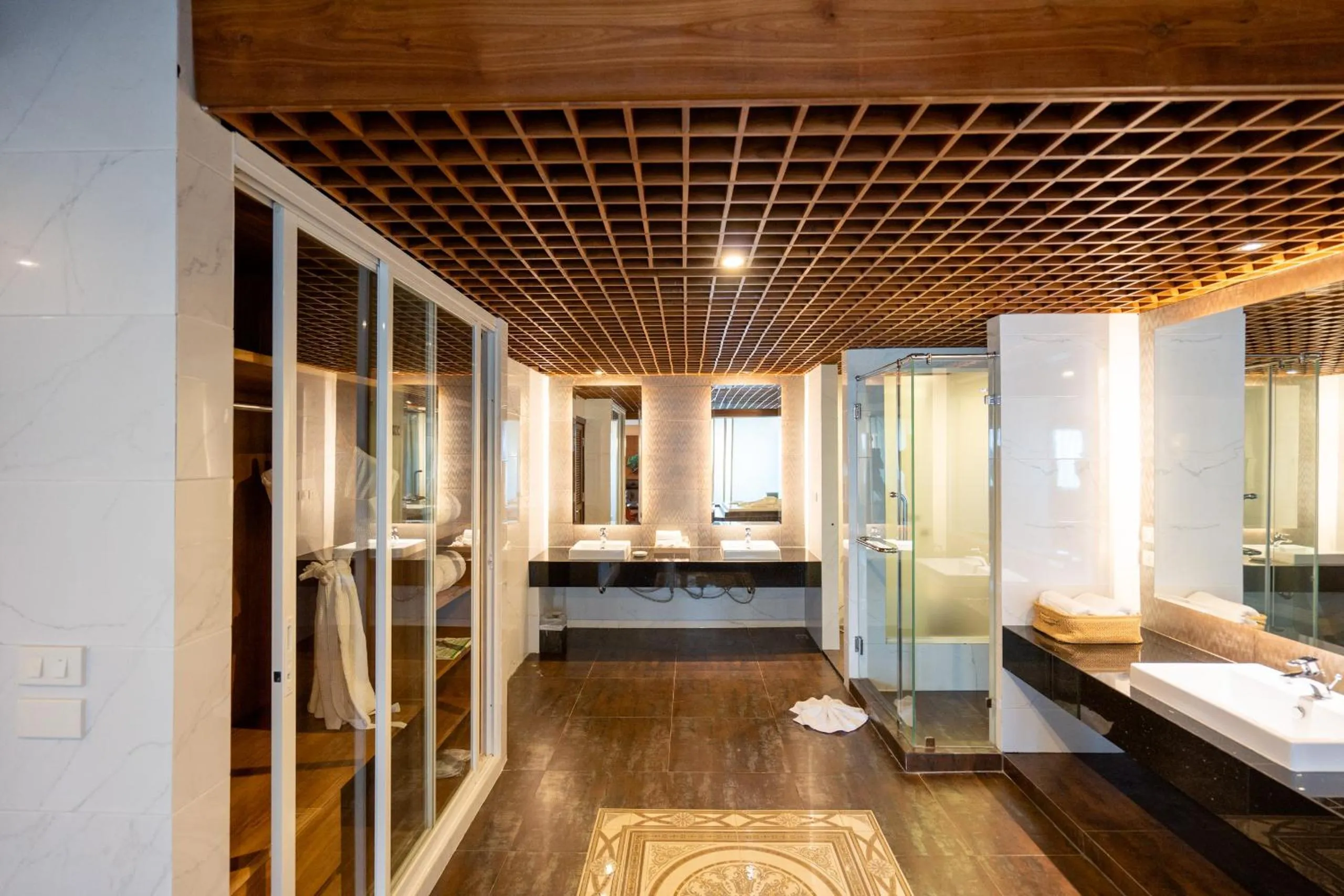 Bathroom in Khum Phucome Hotel -SHA Extra Plus