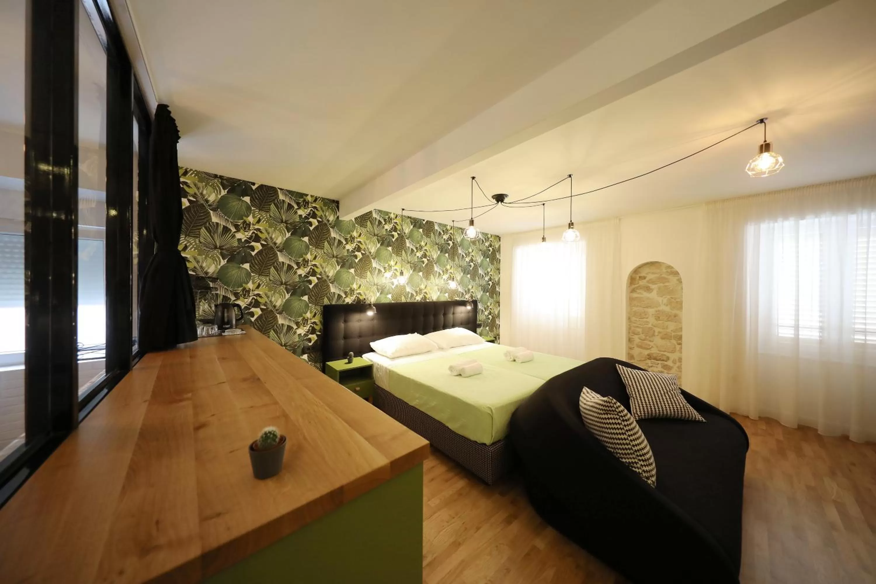 Bed in Central Apartments Integrated Hotel