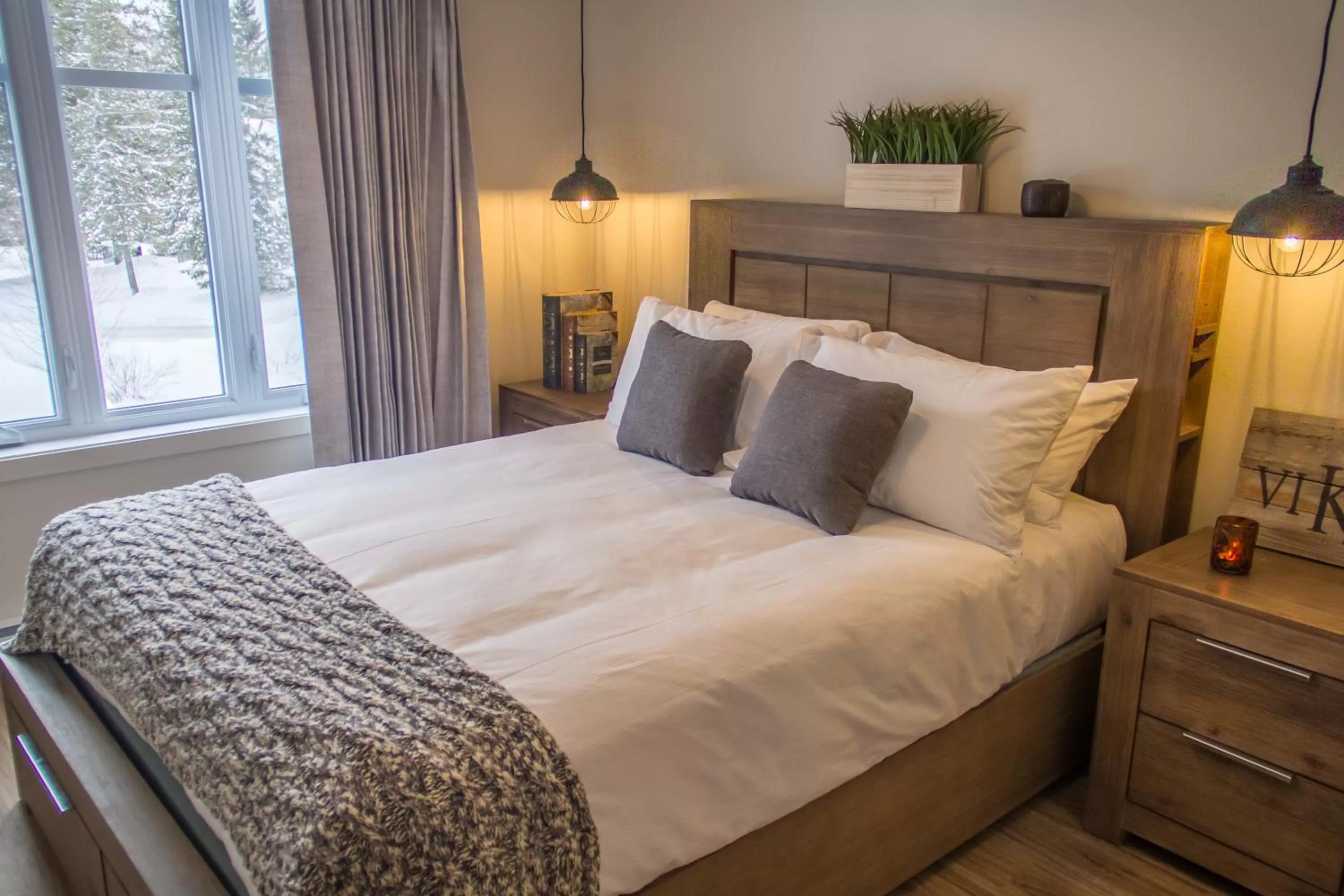 Bed in Le Viking Resort