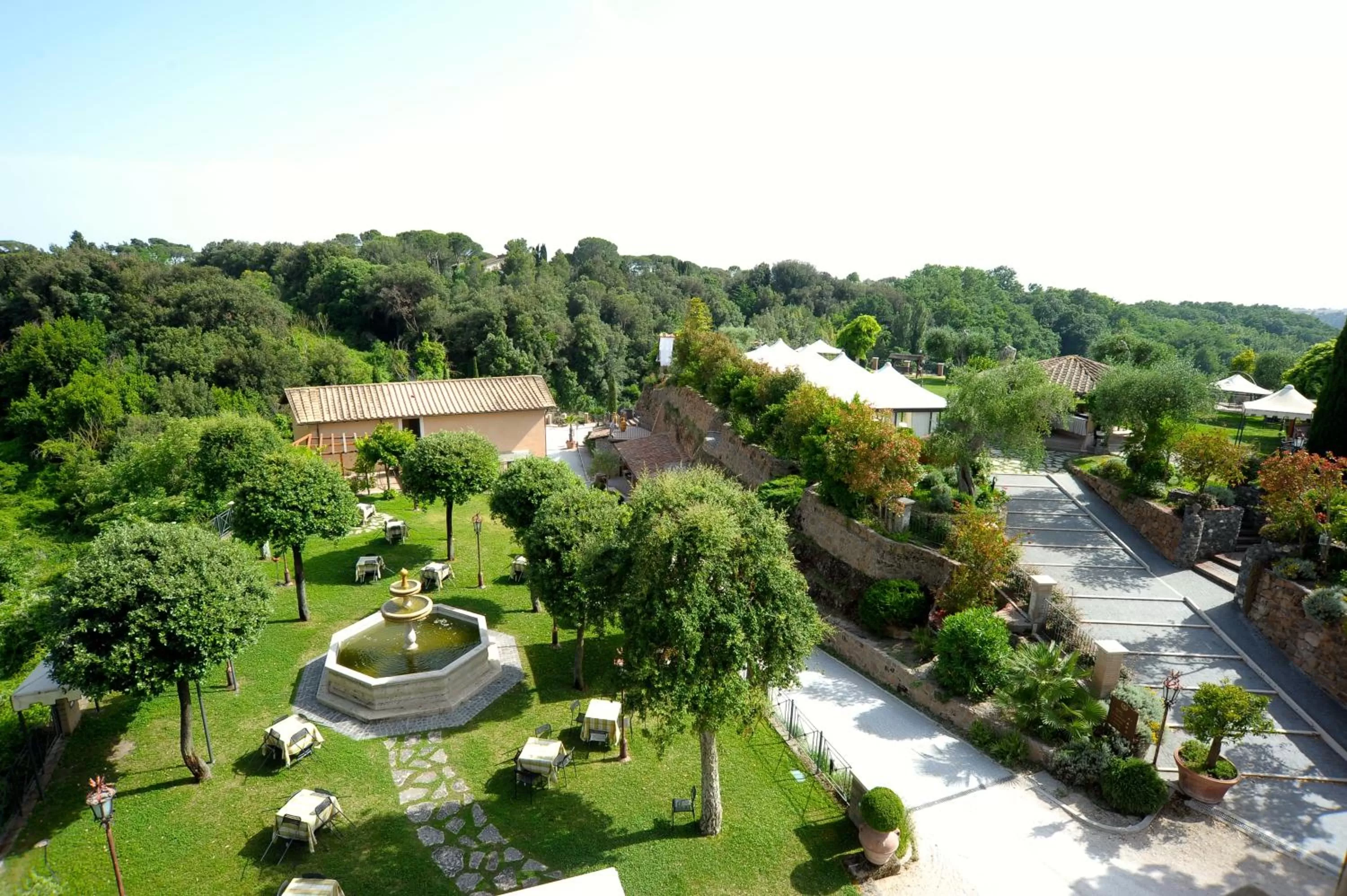 Bird's eye view in Relais Castrum Boccea