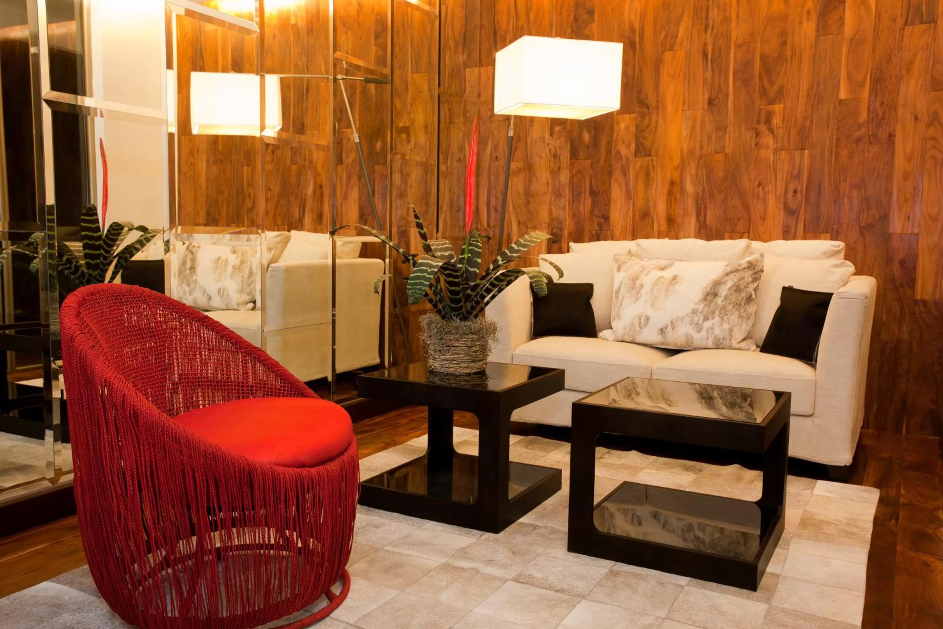 Seating area in La Inmaculada Hotel