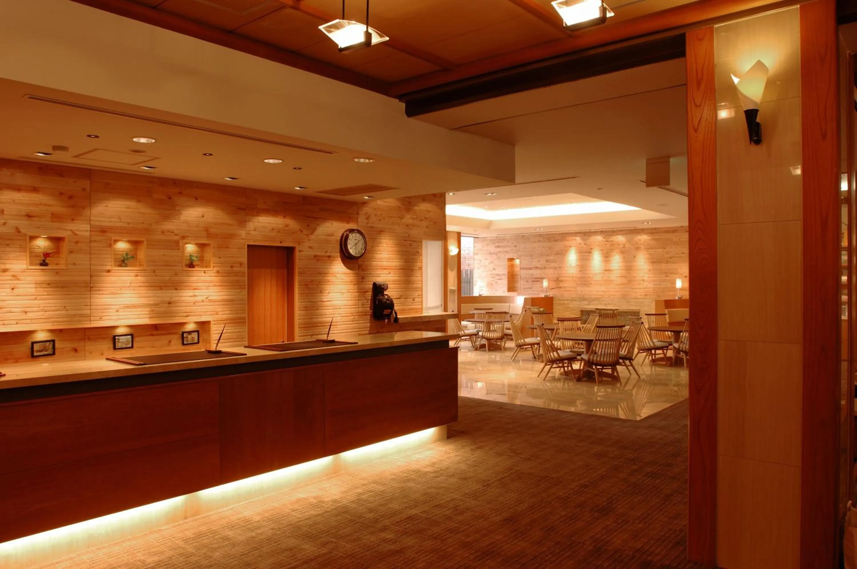 Lobby or reception in Honjin Hiranoya Annex