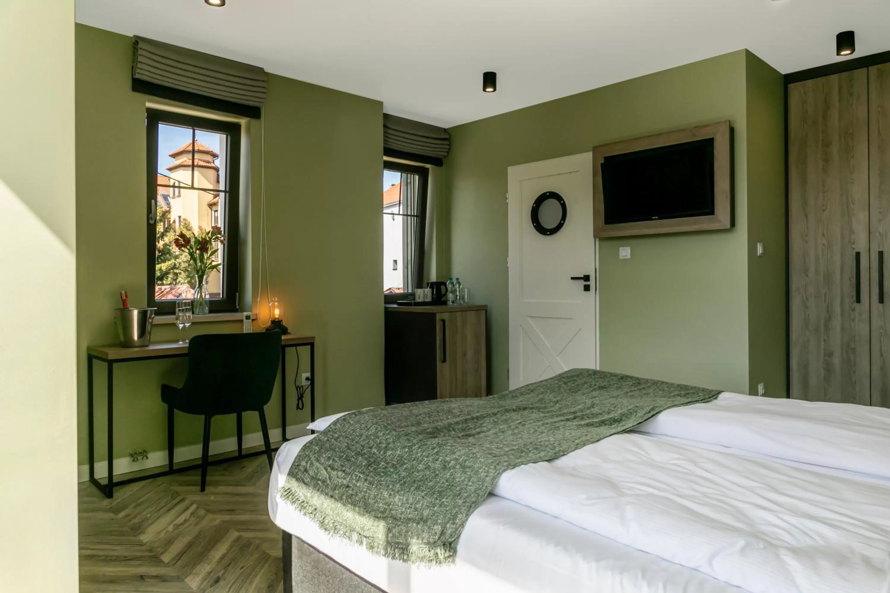 Bedroom, Bed in Kamienica Portowa