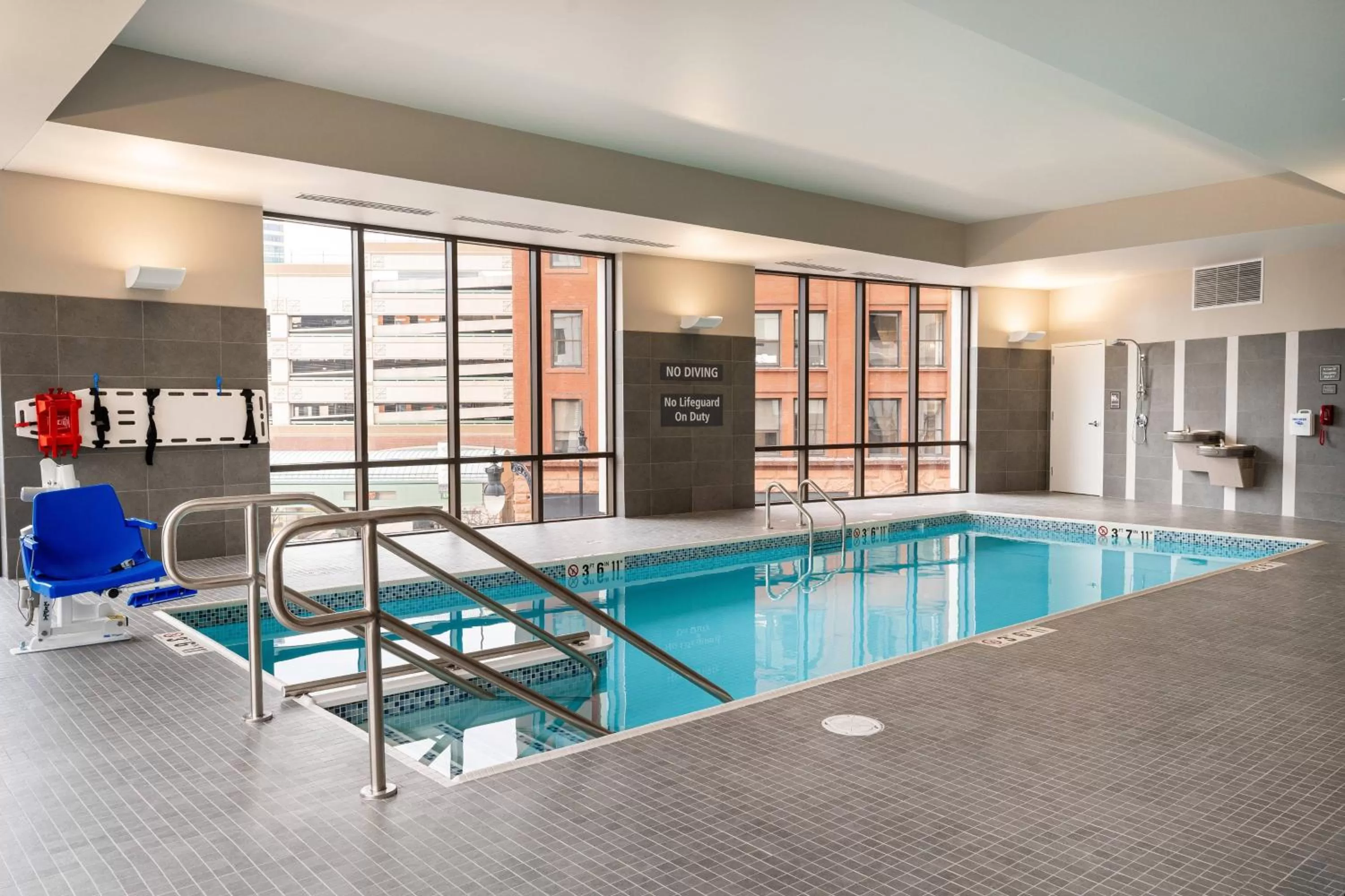 Swimming pool in Residence Inn by Marriott Grand Rapids Downtown