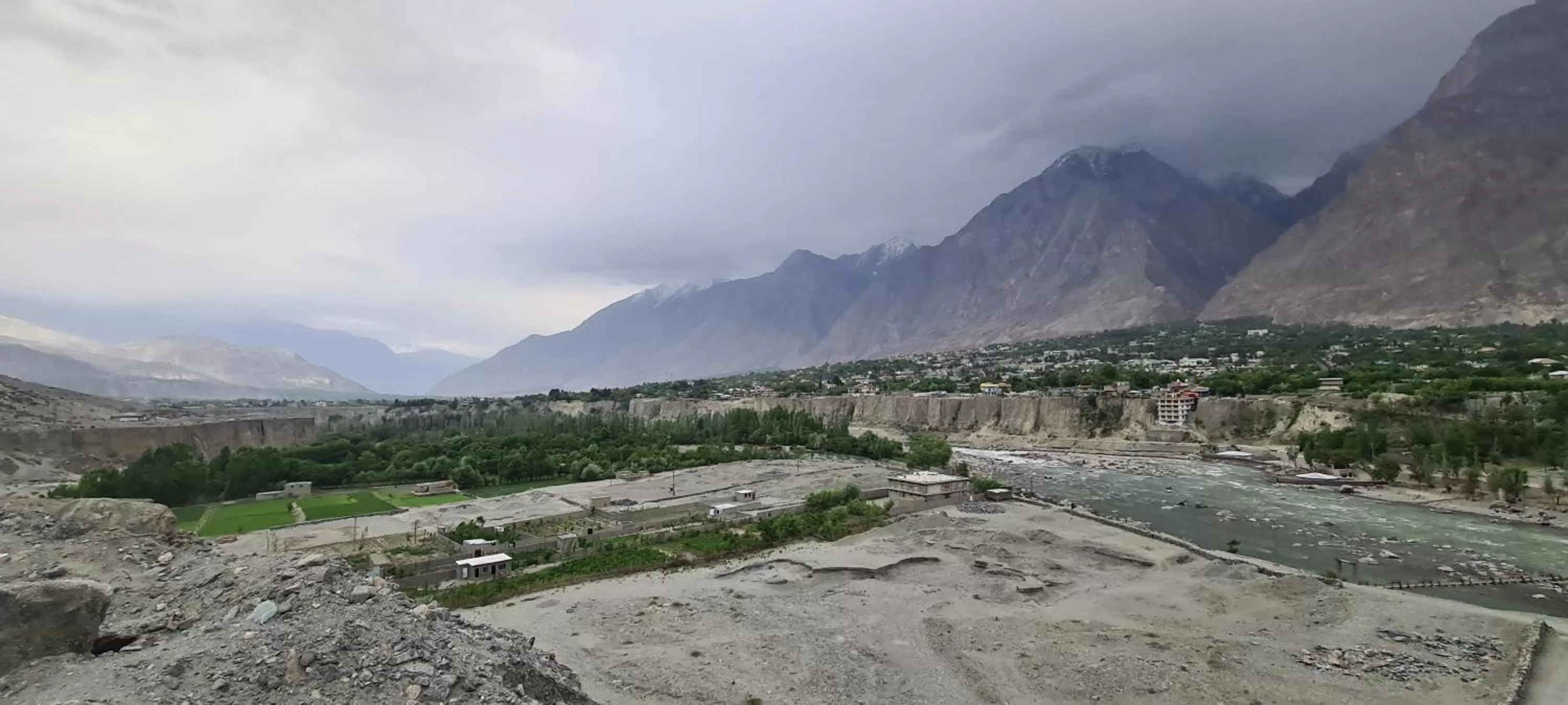 View (from property/room) in Indus Lodges Gilgit