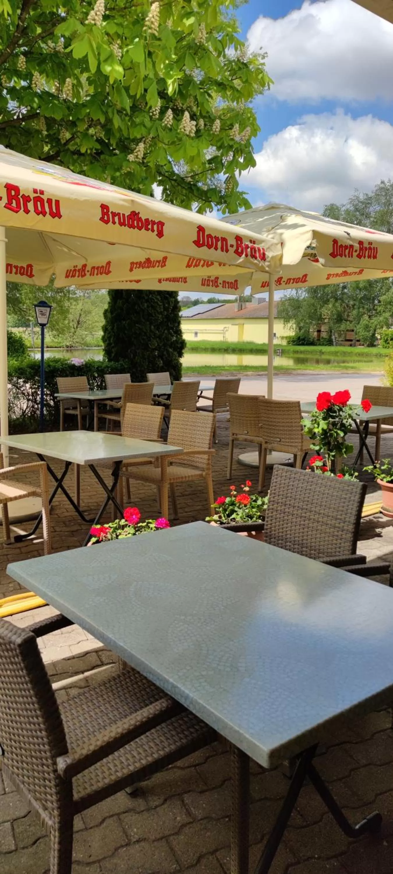 Garden in Gasthaus Pension Rezatgrund