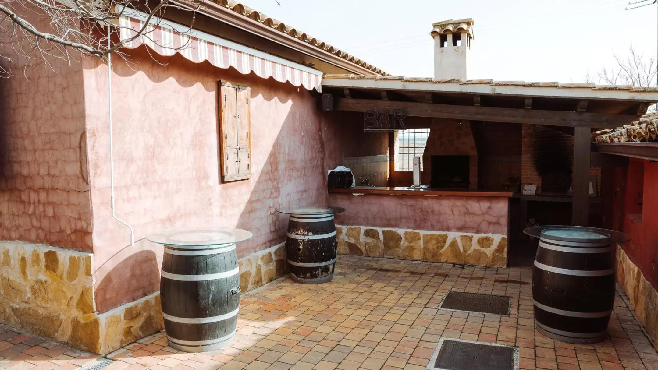 BBQ facilities in Hospedería Ballesteros