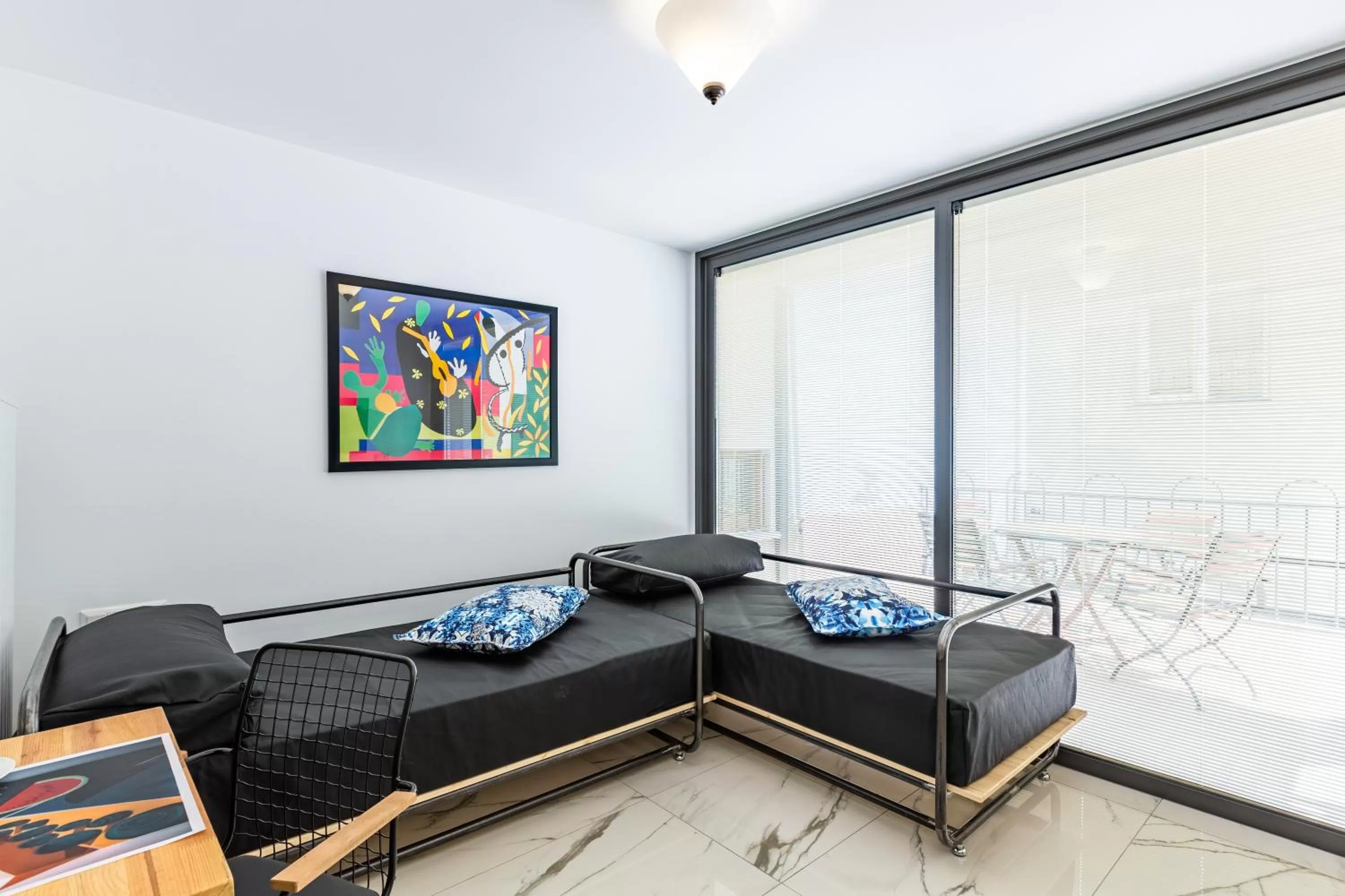 Bed in Villa Pera Suite Hotel