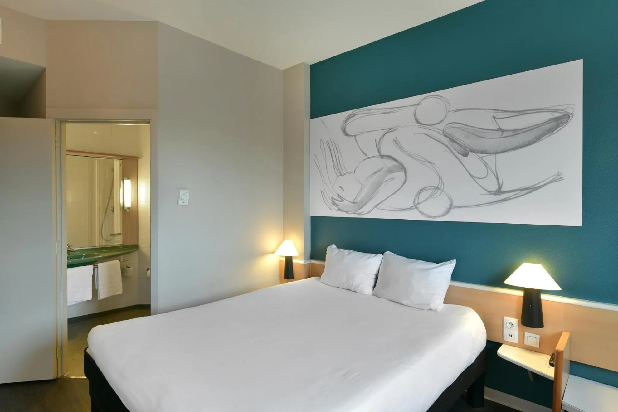 Bed in Ibis Madrid Getafe