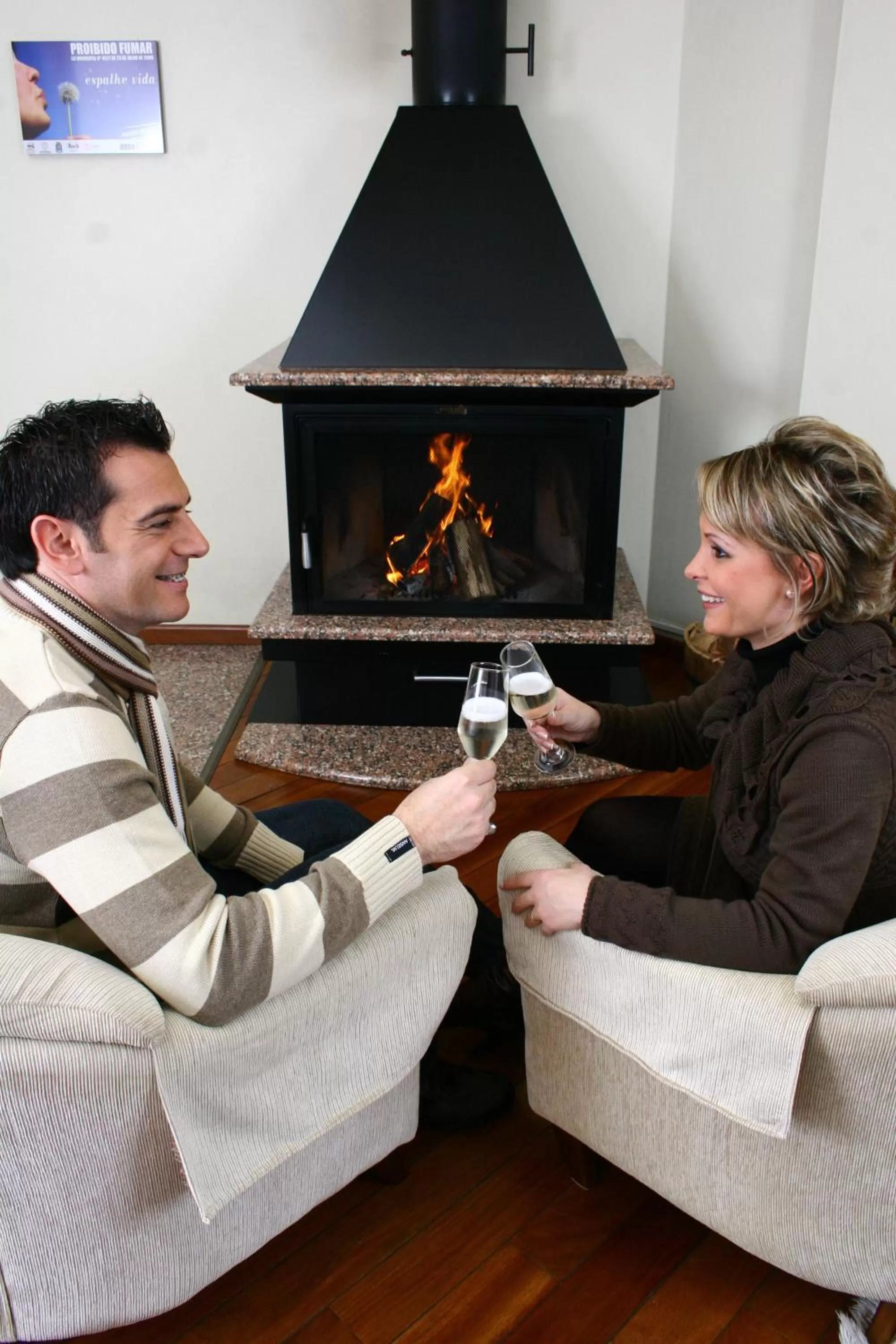 Communal lounge/ TV room in Hotel Villa Michelon