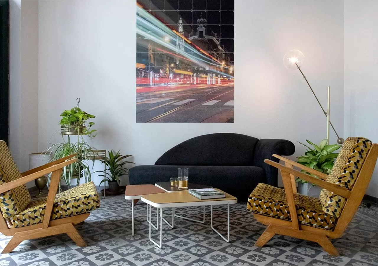 Communal lounge/ TV room in The Greenhouse