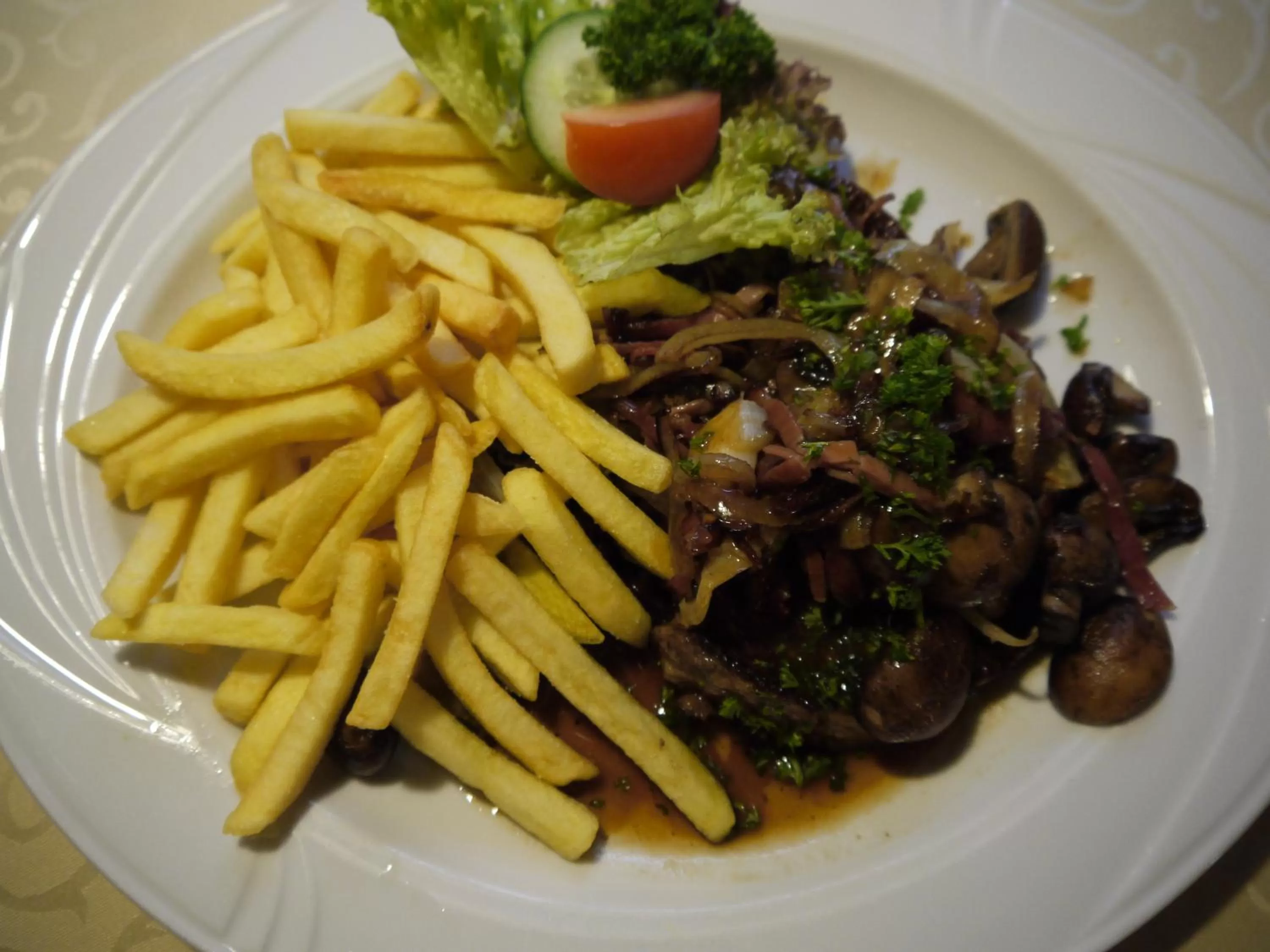 Food close-up in Hotel Engel