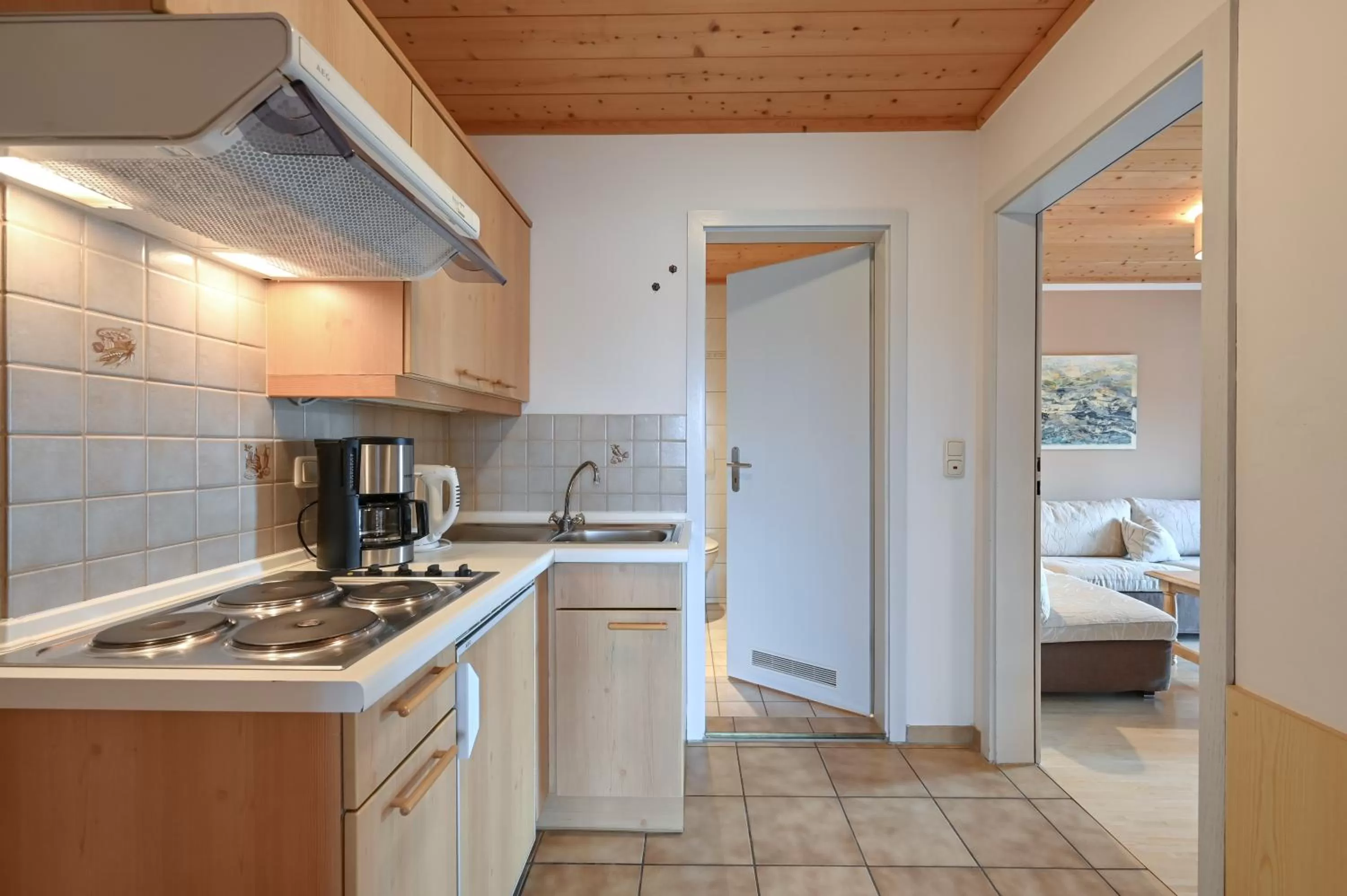 Kitchen or kitchenette in Landhaus Grobert