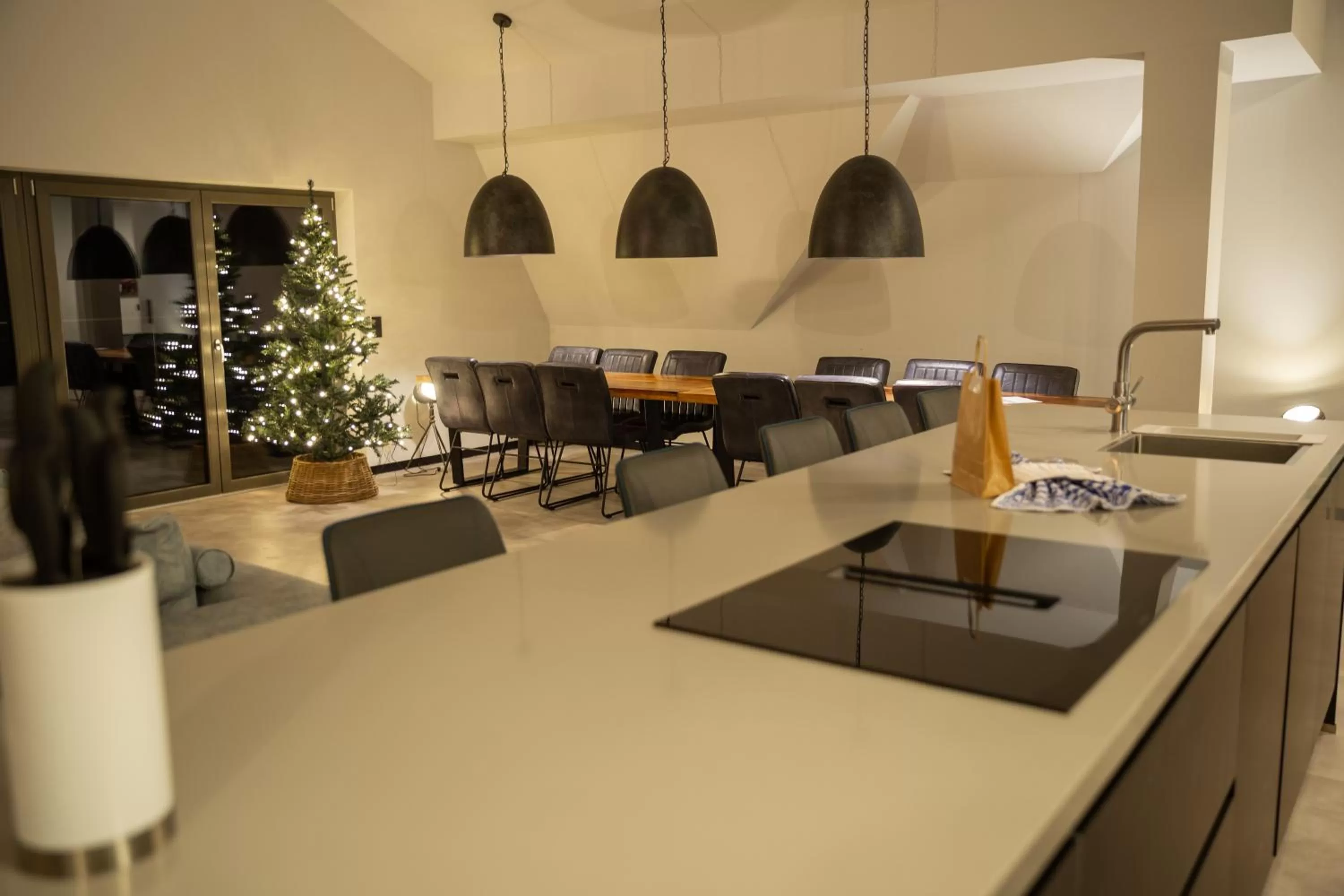 kitchen in Astenblick Apartments Winterberg with sauna