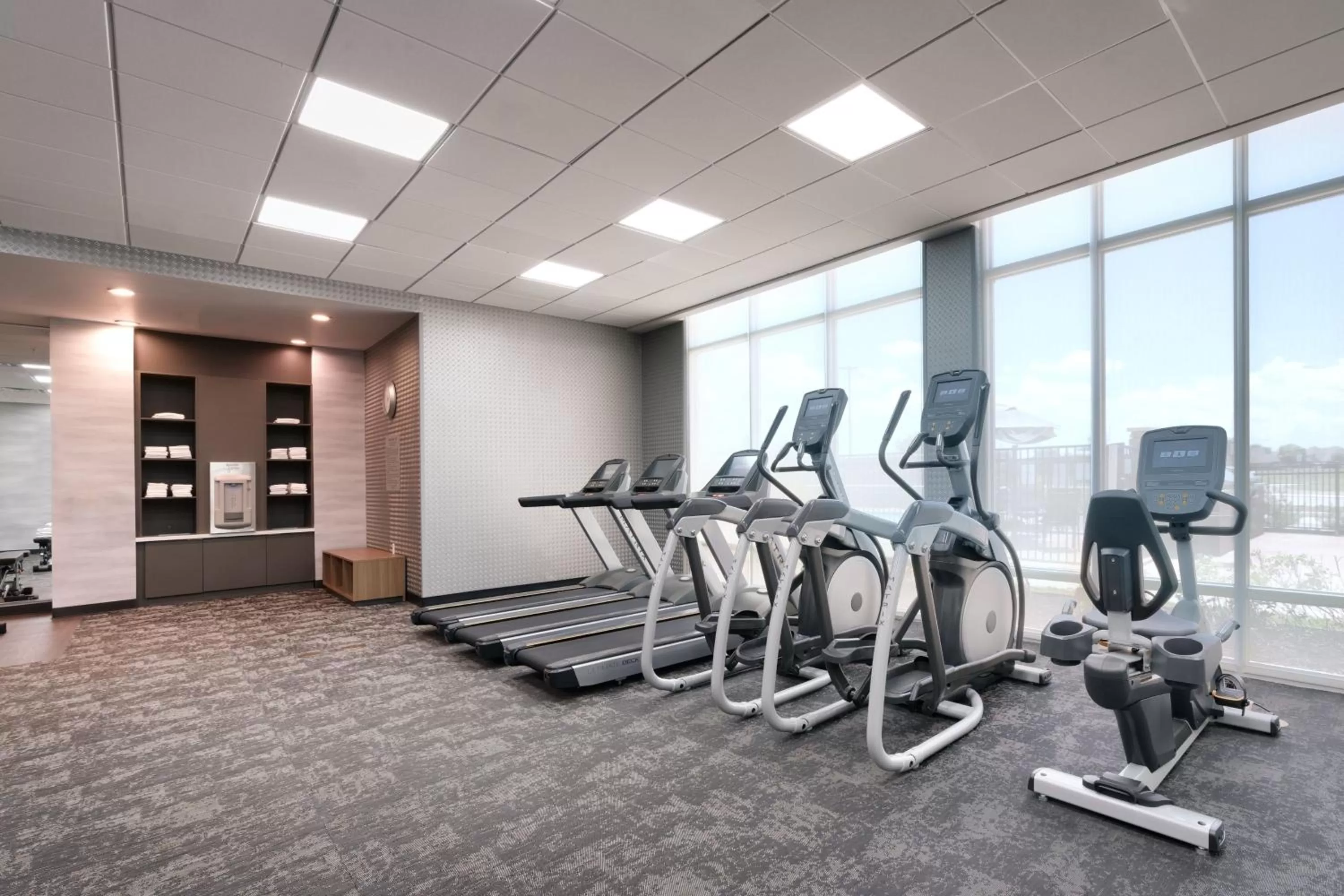 Fitness centre/facilities in Fairfield Inn & Suites by Marriott Houston League City