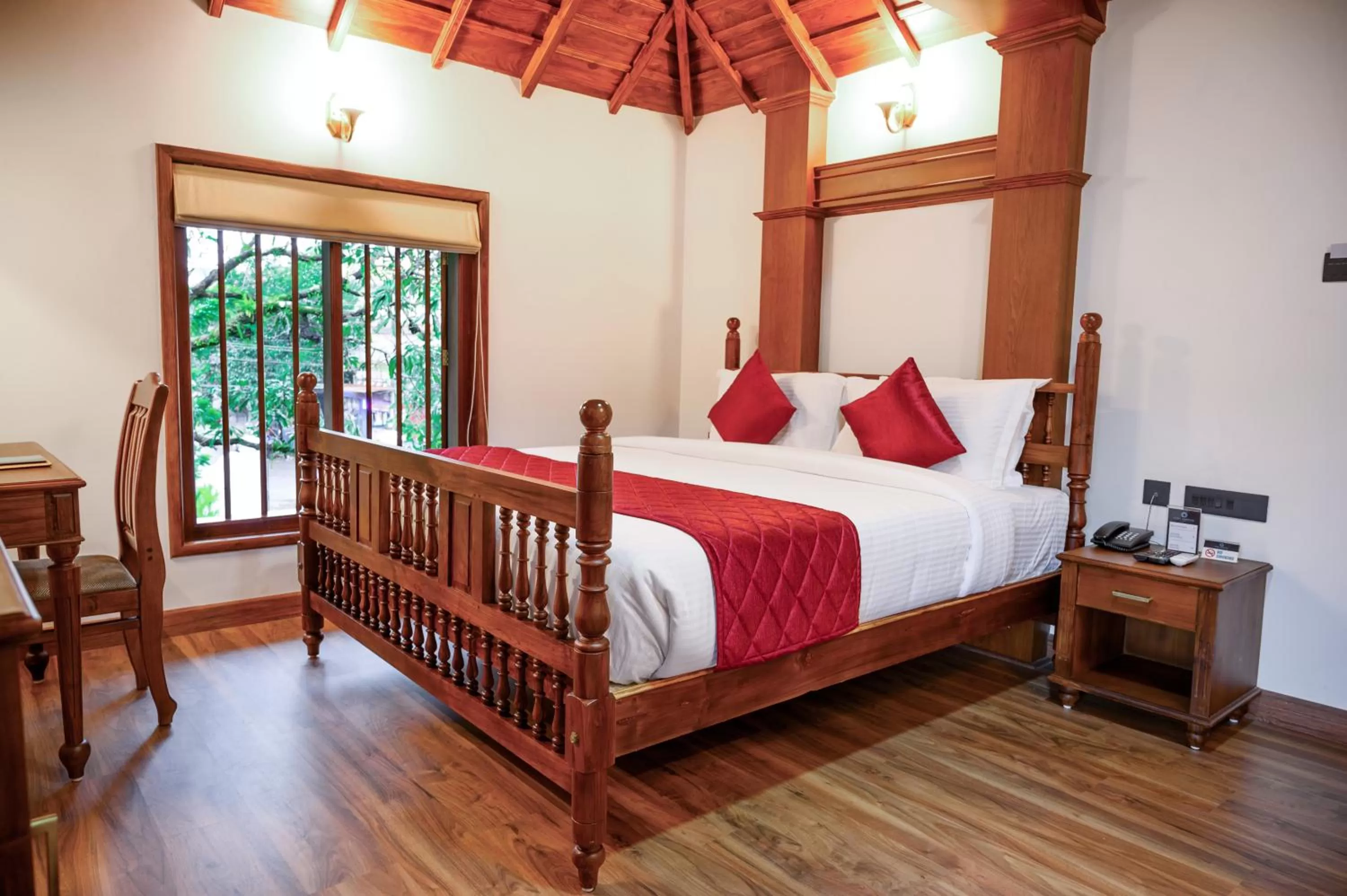 Bed in Surya Heritage Hotels