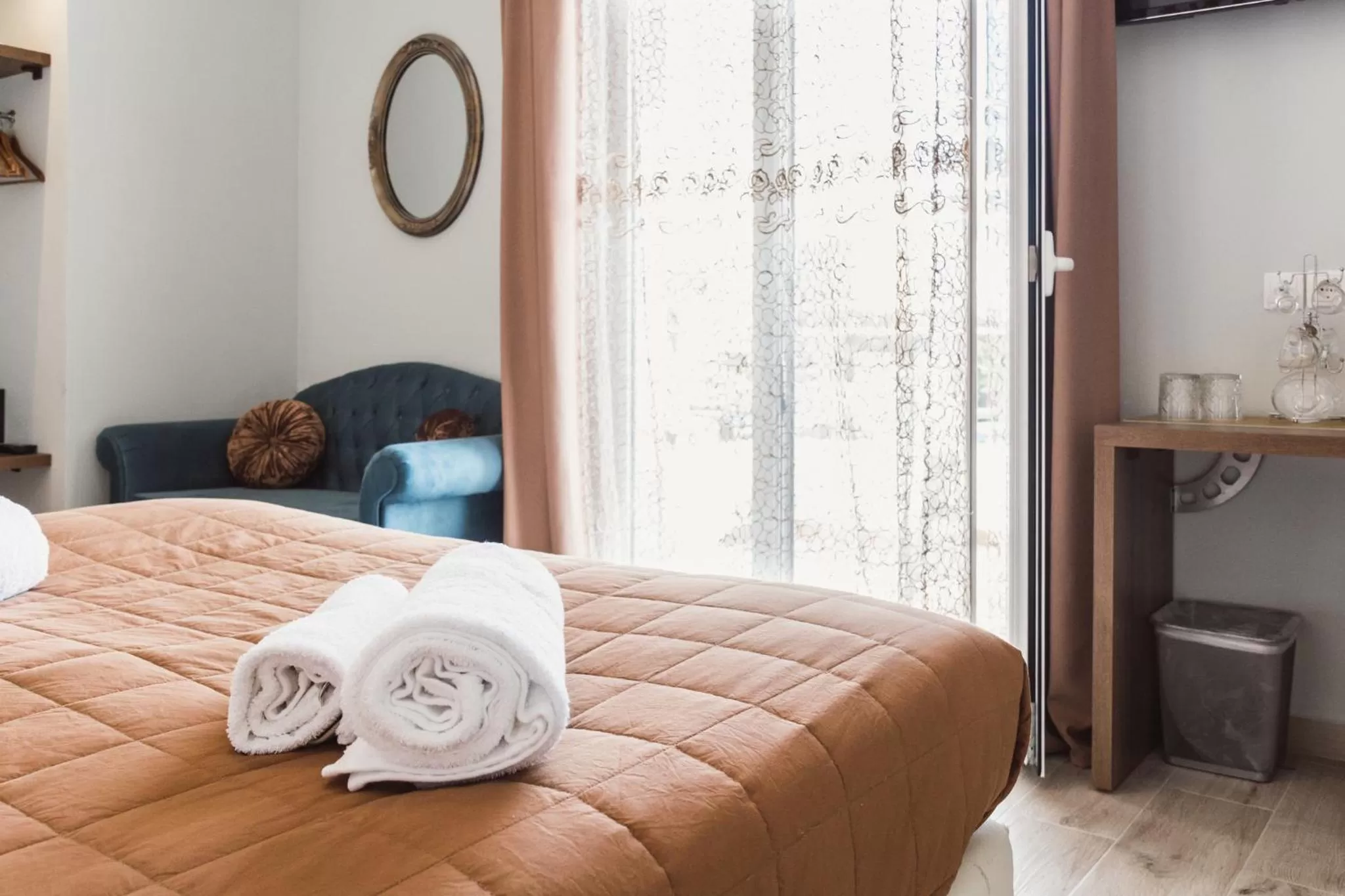 Bed in Dome Rooms Downtown