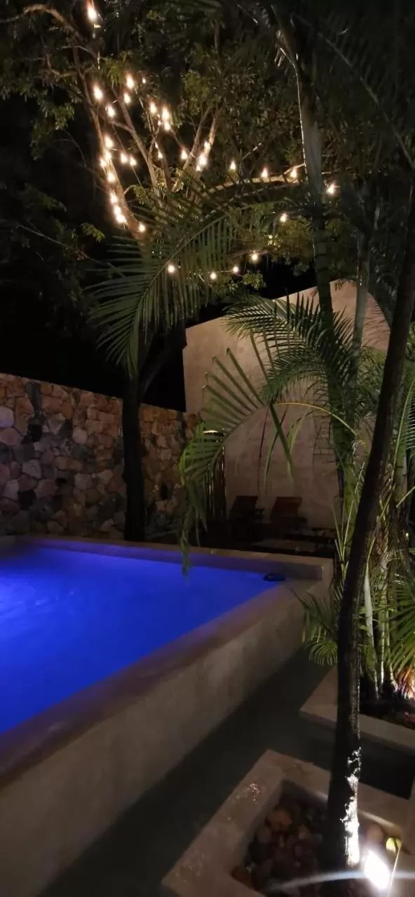 Swimming Pool in Hotel Casa Bamboo