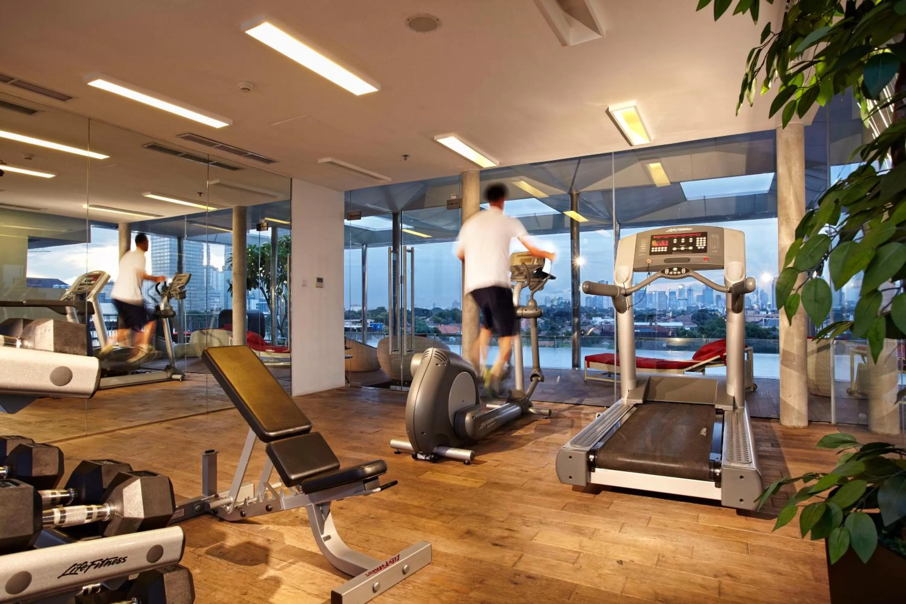 Fitness centre/facilities in Morrissey Hotel