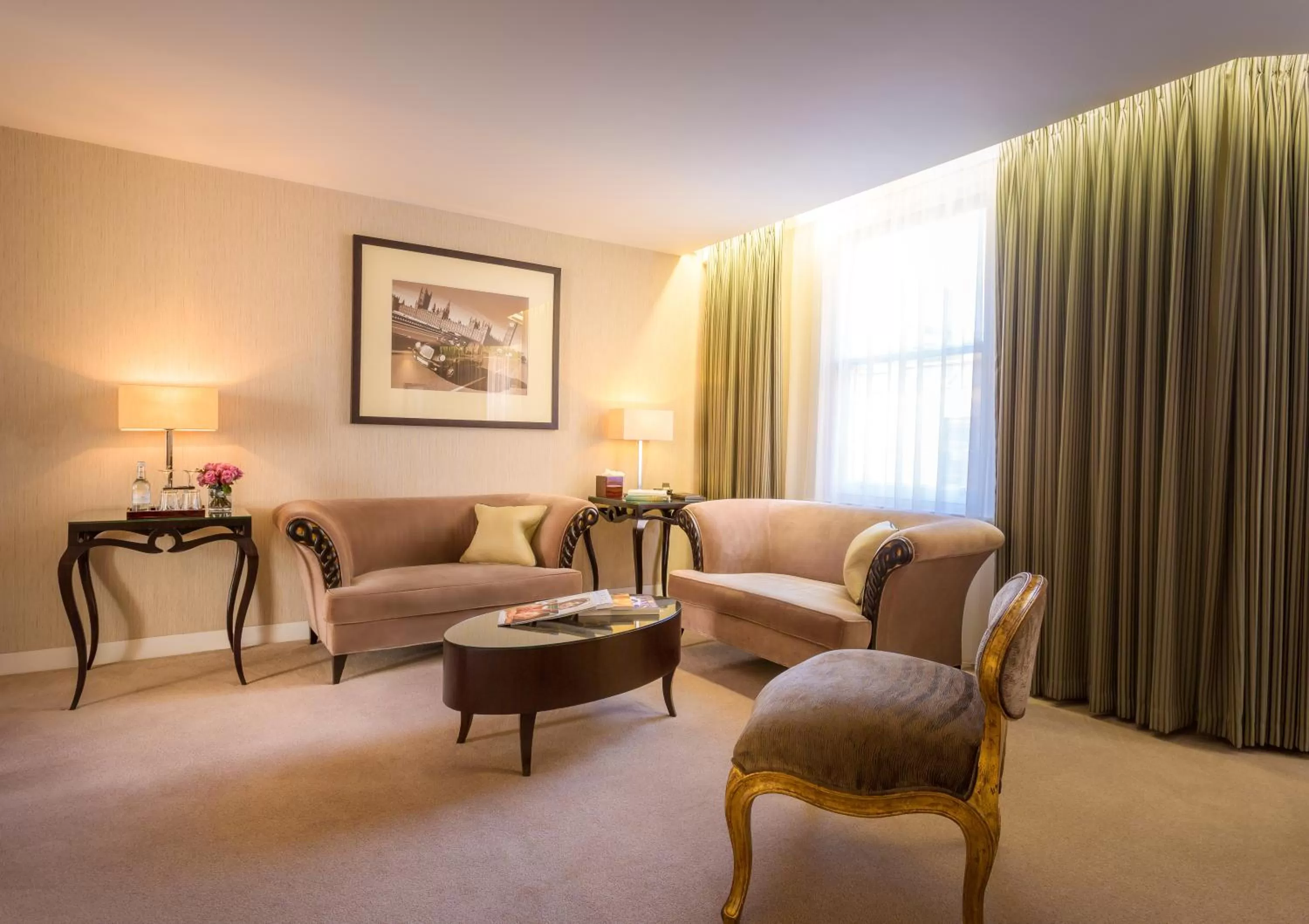 Living room in Ten Manchester Street Hotel