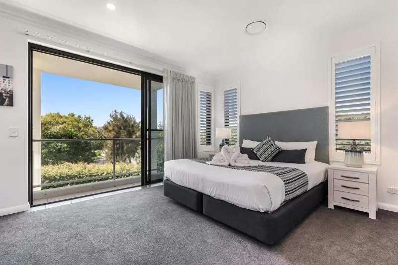 Bed in Sand Dunes Resort Accommodation