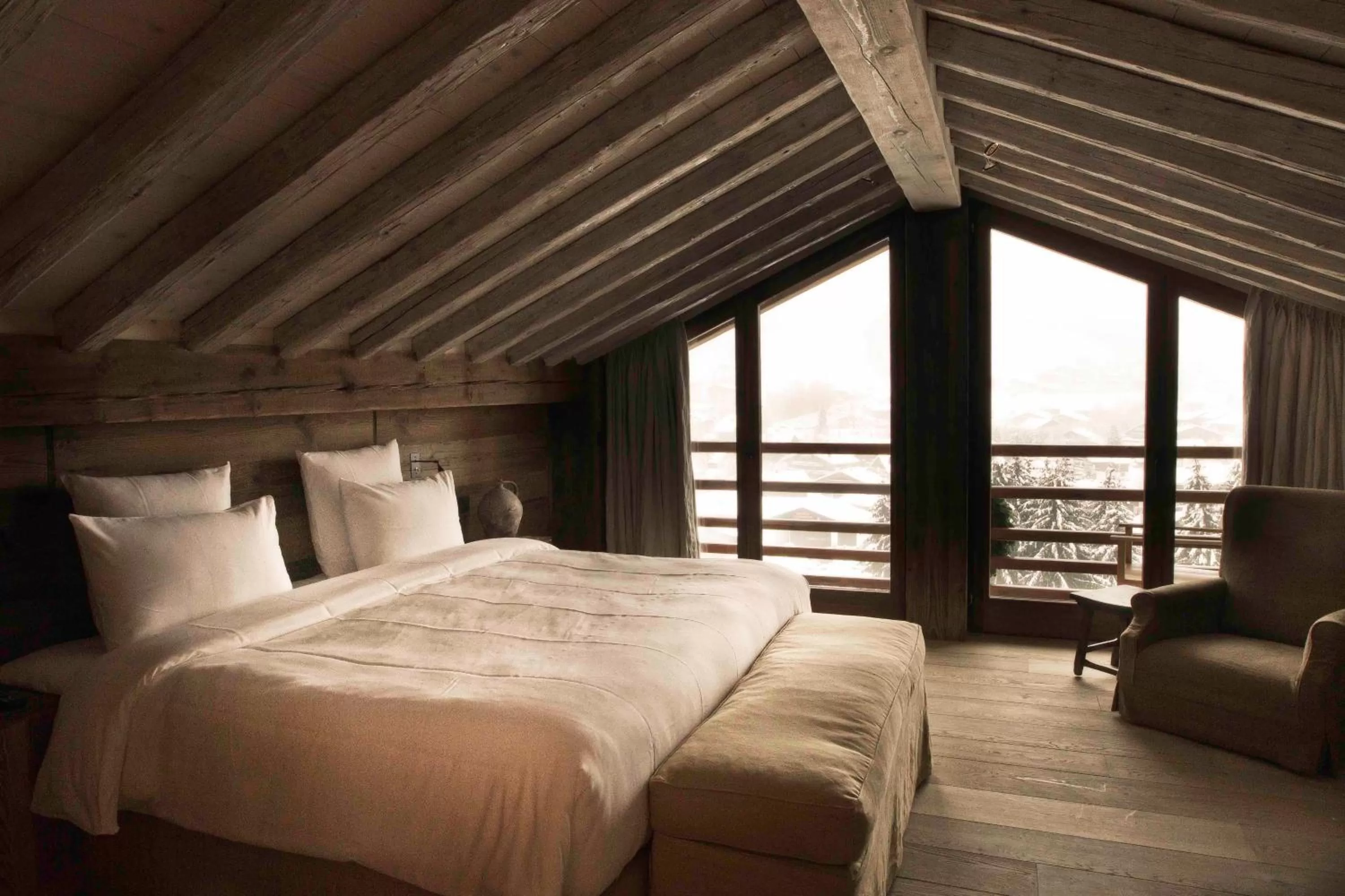 Bedroom, Bed in Zannier Le Chalet