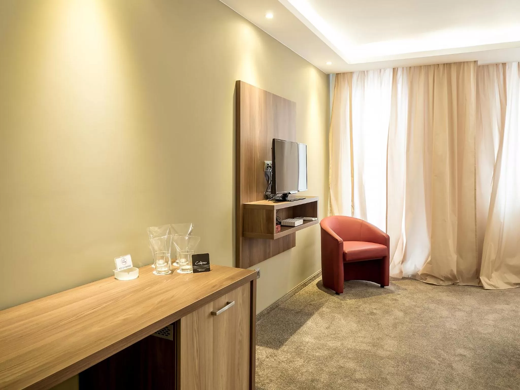 Decorative detail, Bed in Hotel Calipso Hotel