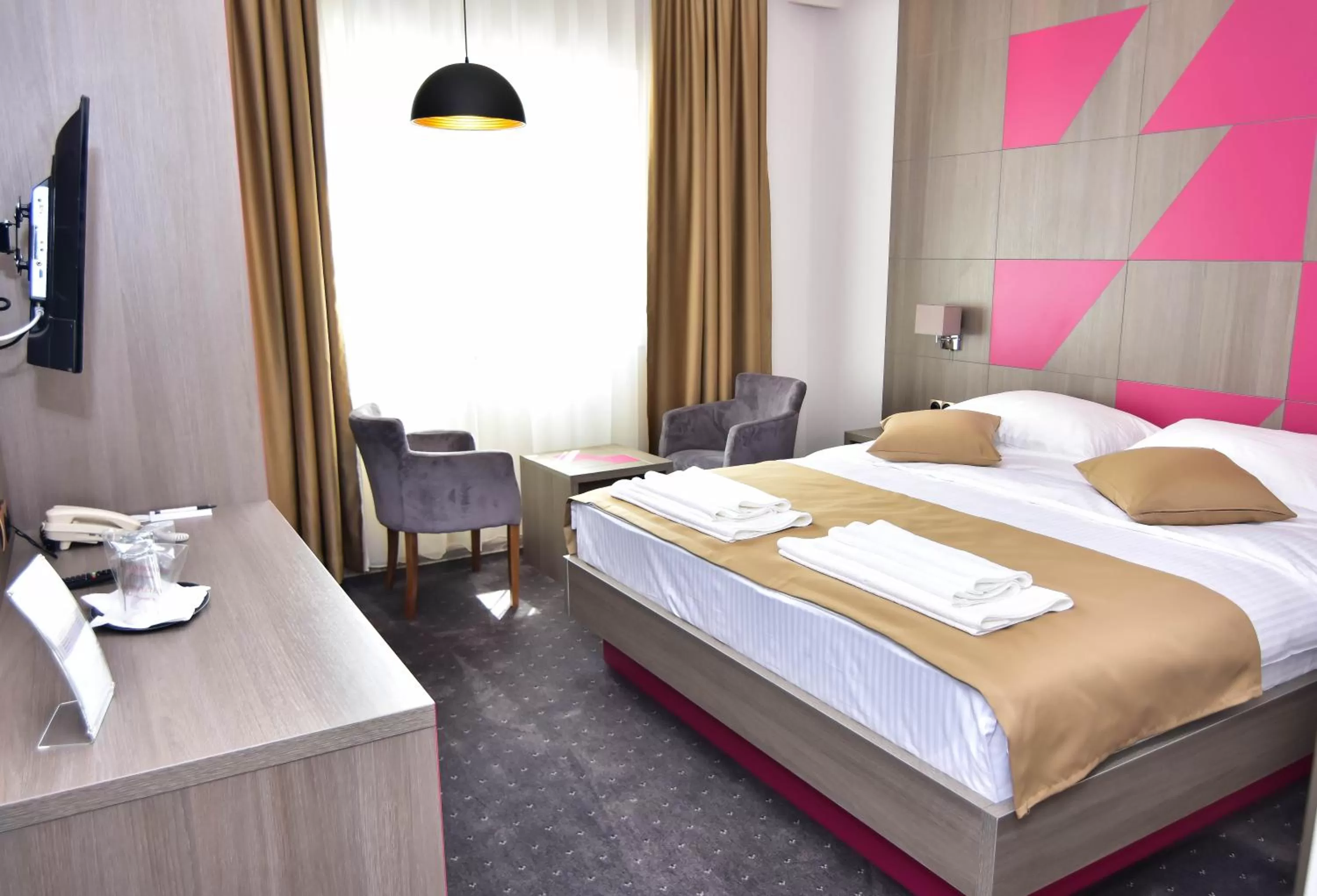 Bedroom, Bed in Hotel Ključ