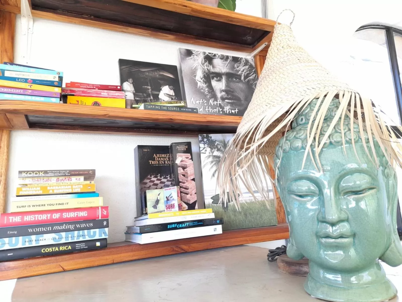 Library in Zulu Surf Hotel Tamarindo