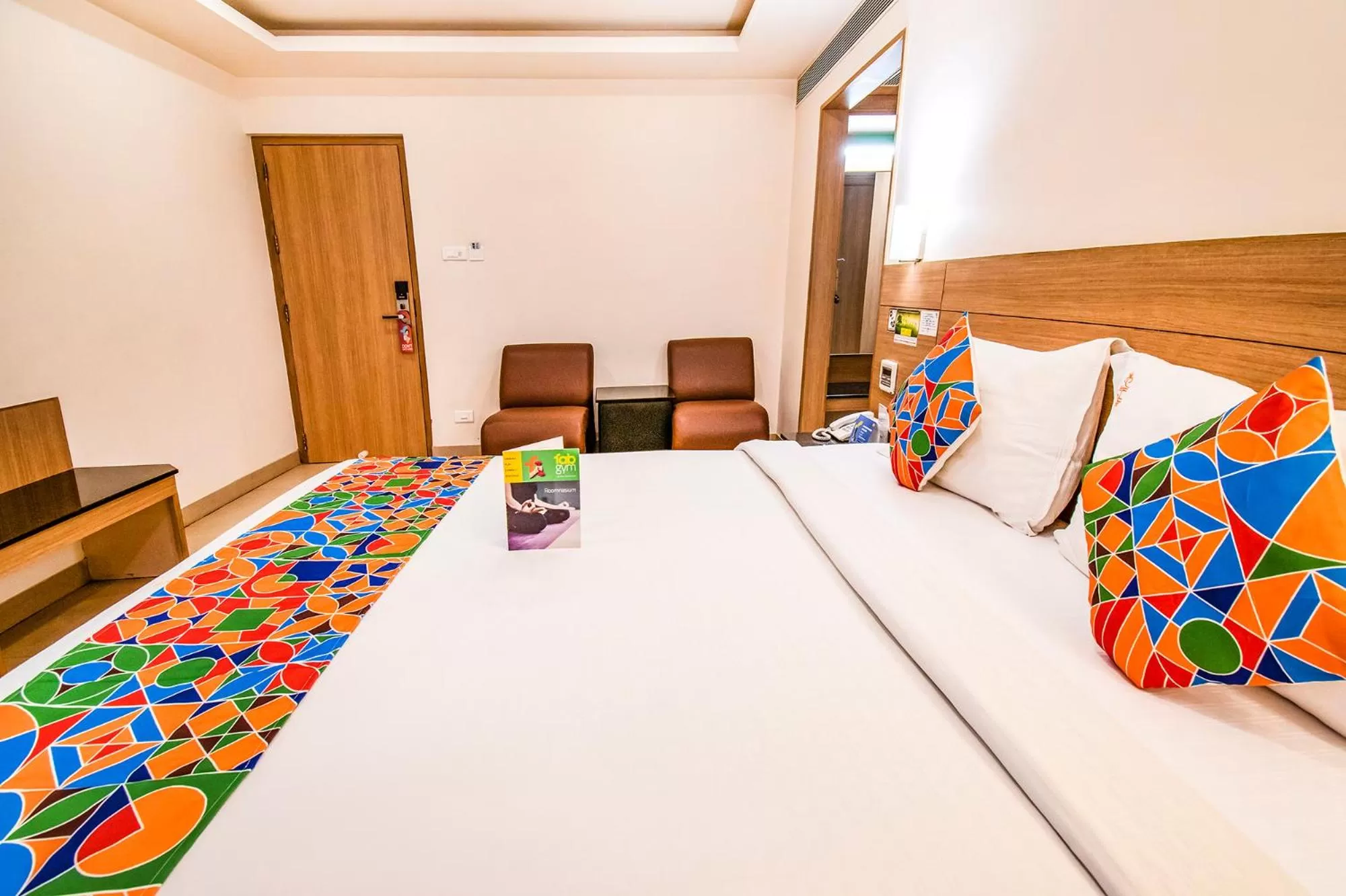 Bedroom, Bed in FabHotel Prime Royal Castle Gandhipuram