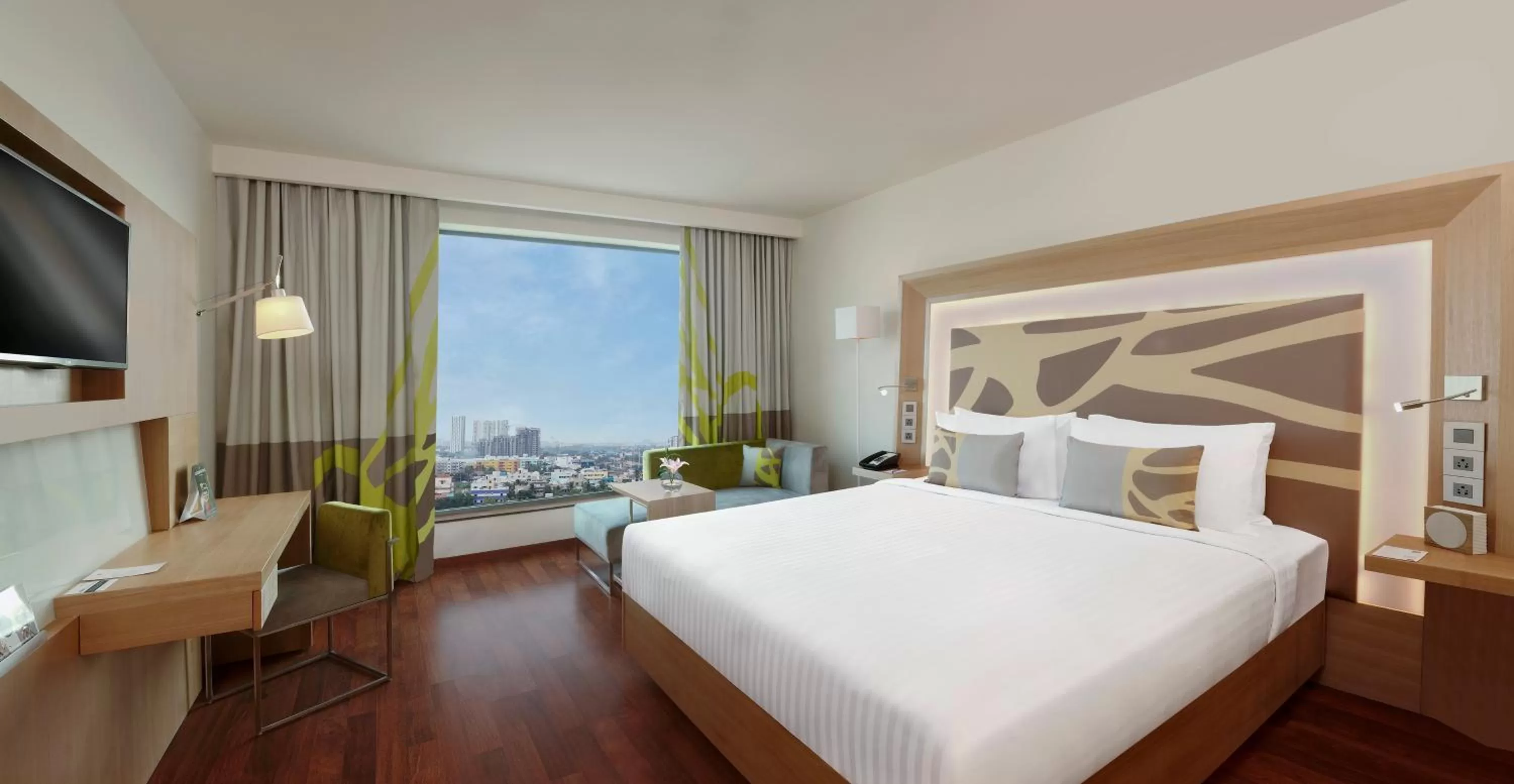 Bed in Novotel Chennai OMR