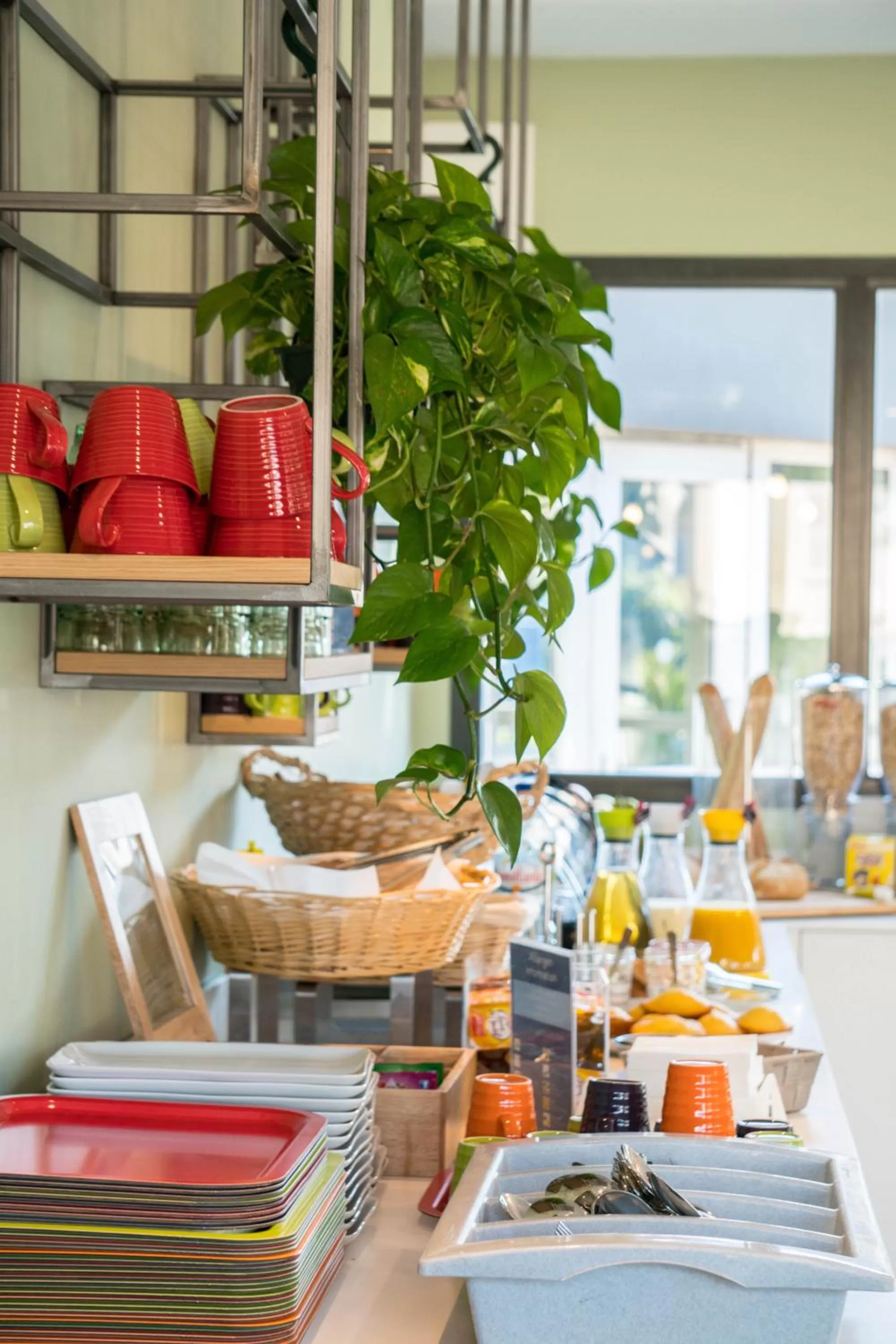 Buffet breakfast in ibis Styles Perpignan Canet En Roussillon