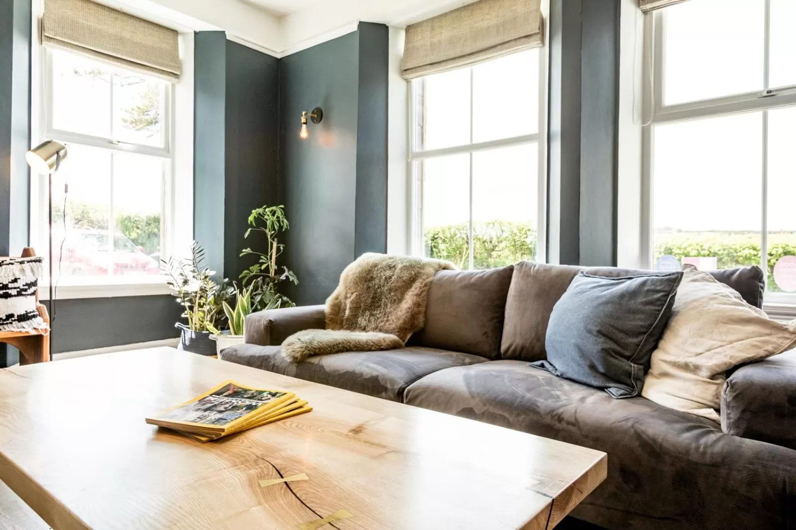 Living room in The Old Vicarage