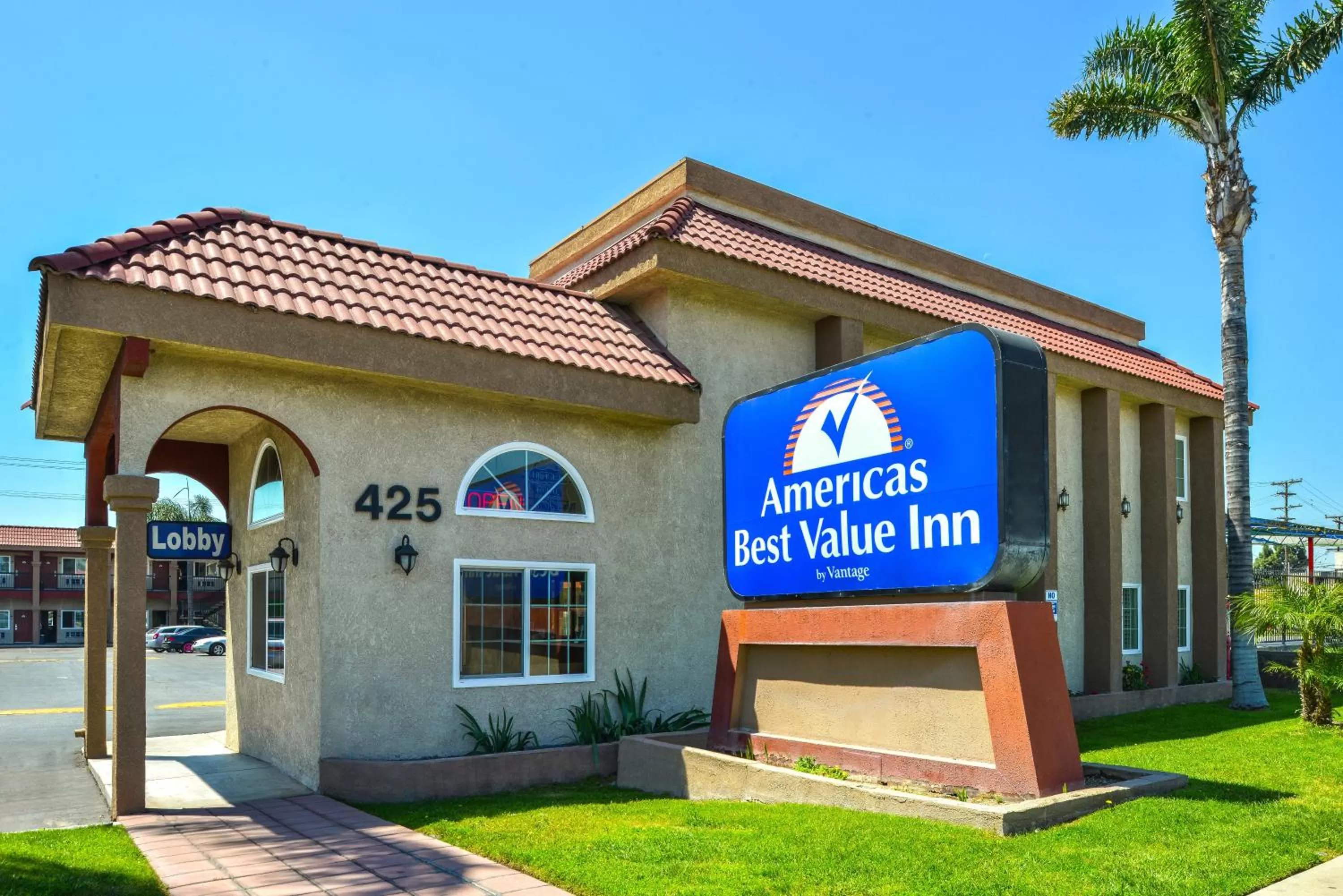 Property logo or sign in Americas Best Value Inn-Rialto