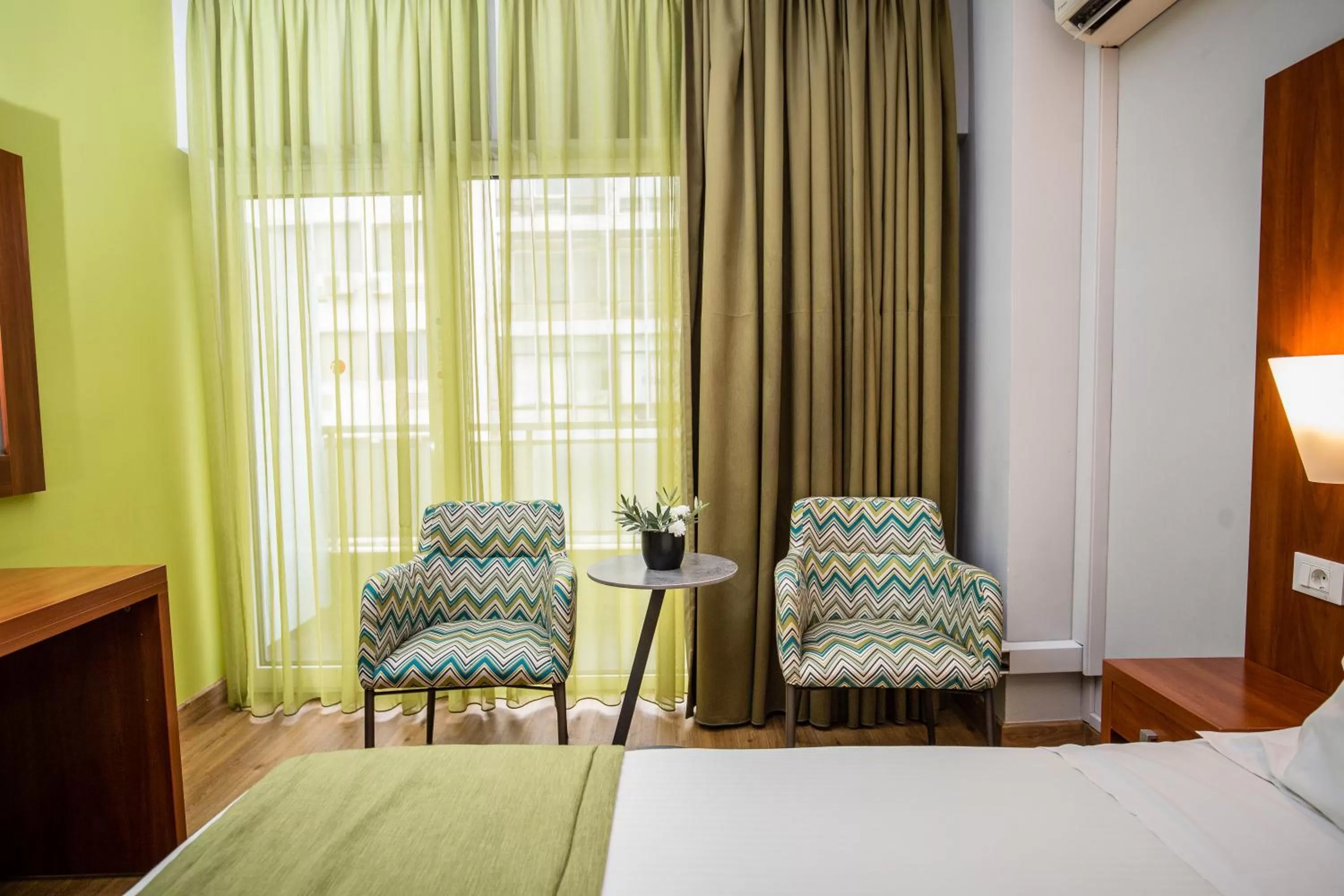 Decorative detail, Bed in Polis Grand Hotel