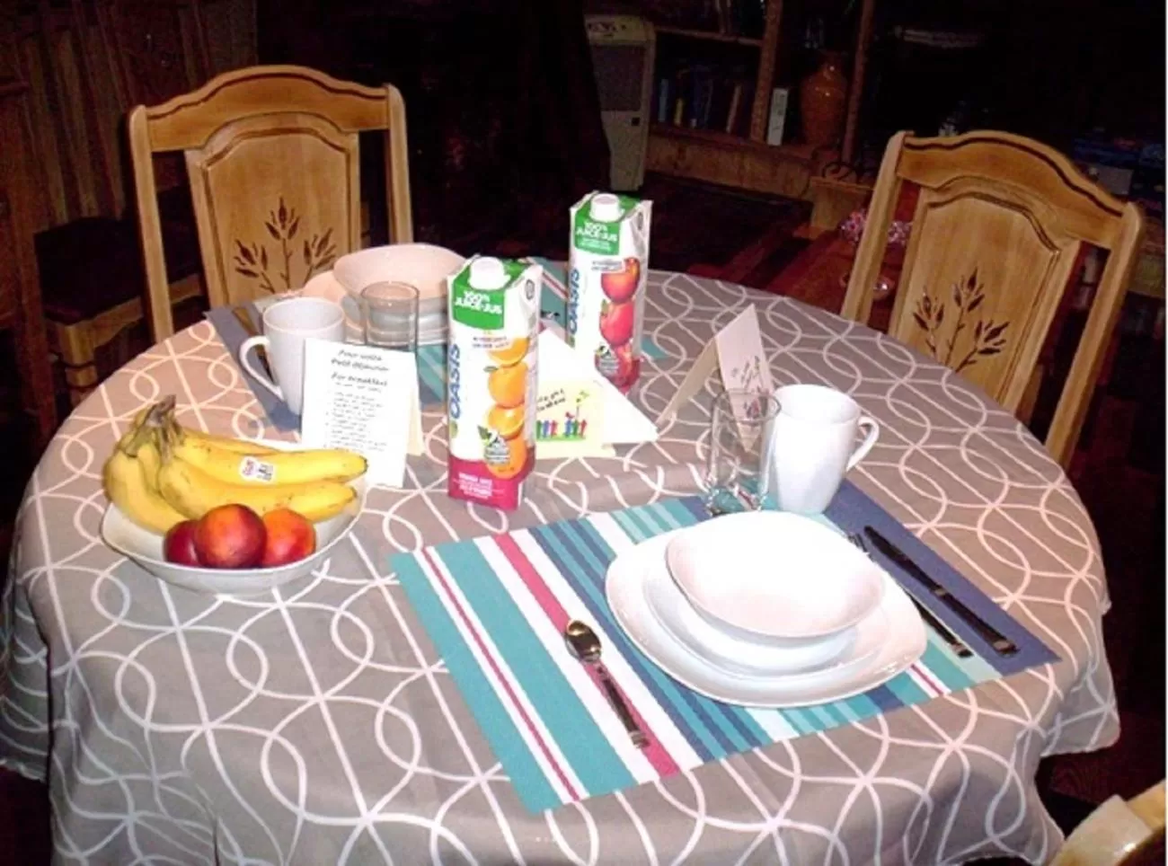 Dining area in Gîte Au p'tit bonheur B&B