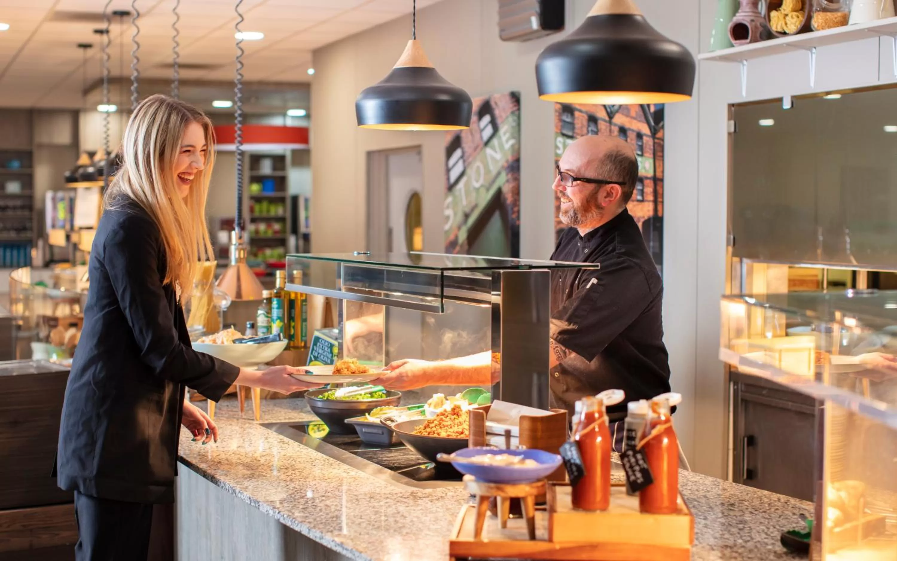 Restaurant/places to eat in Yarnfield Park Training And Conference Centre