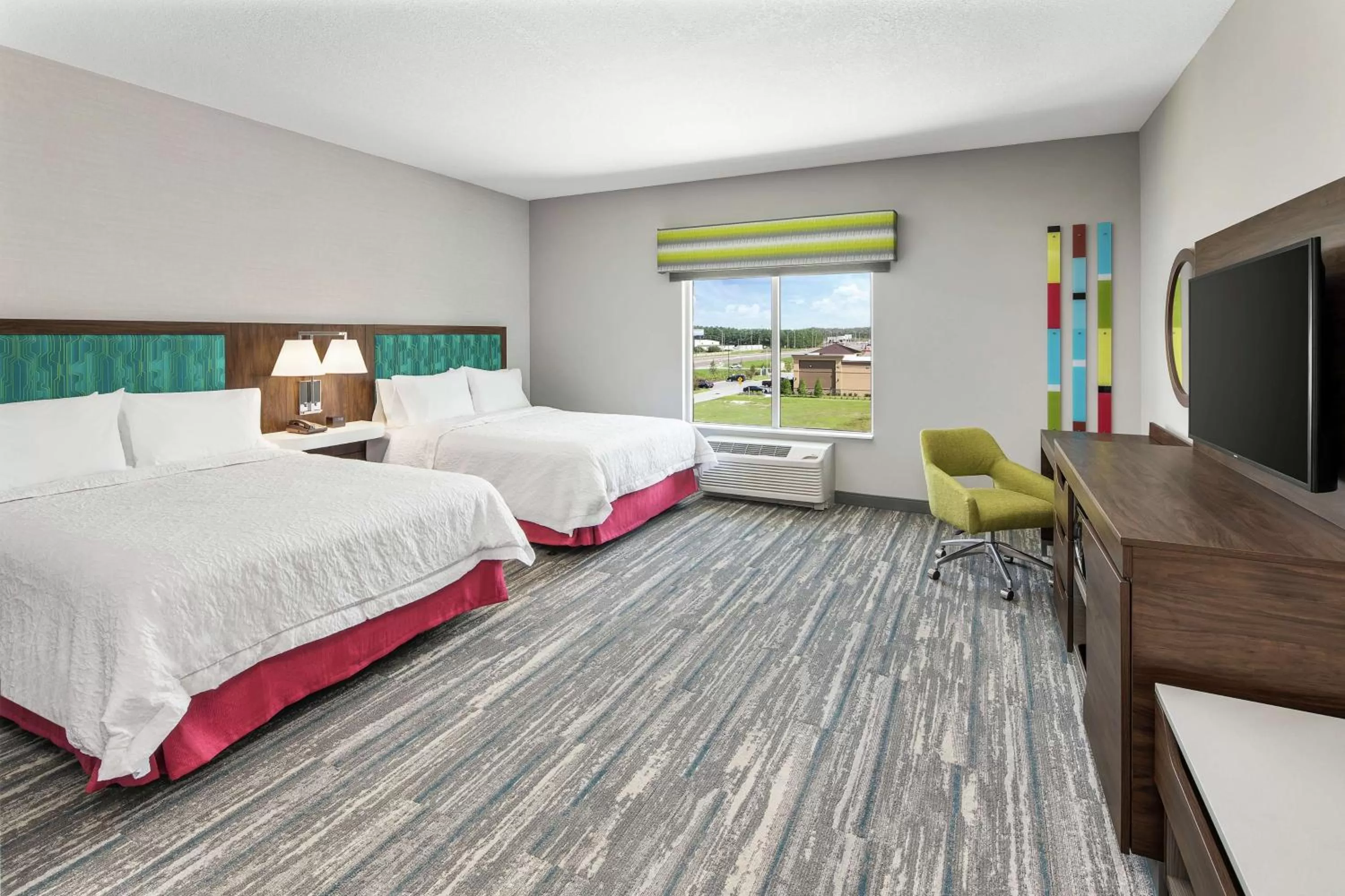 Bedroom, Bed in Hampton Inn Odessa Trinity