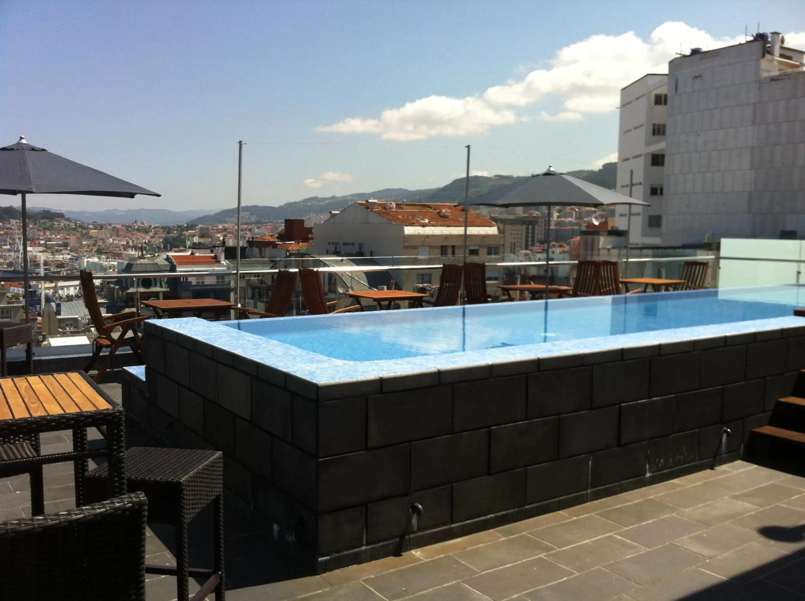 Swimming pool in Silken Axis Vigo