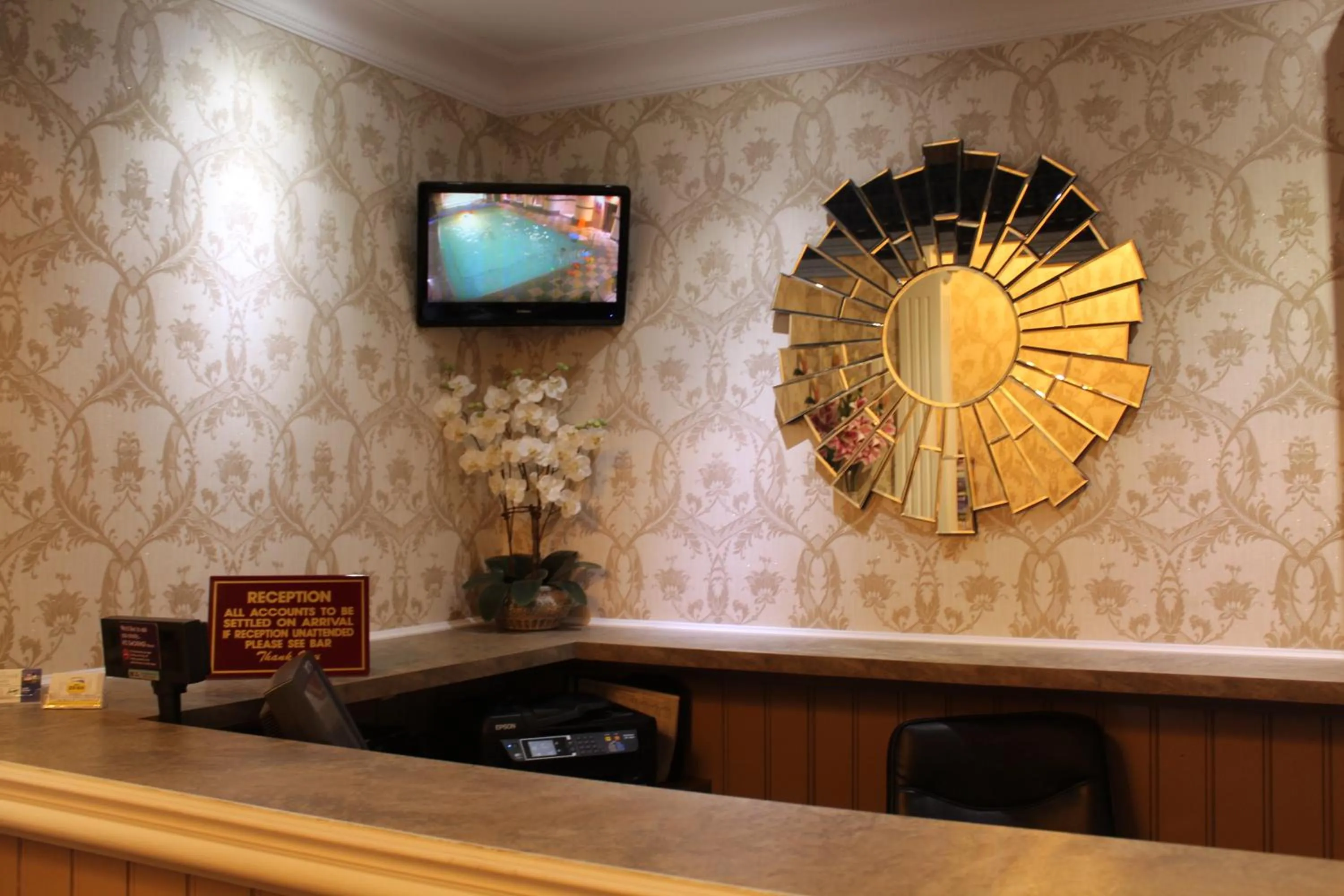 Lobby or reception in The Heritage Hotel