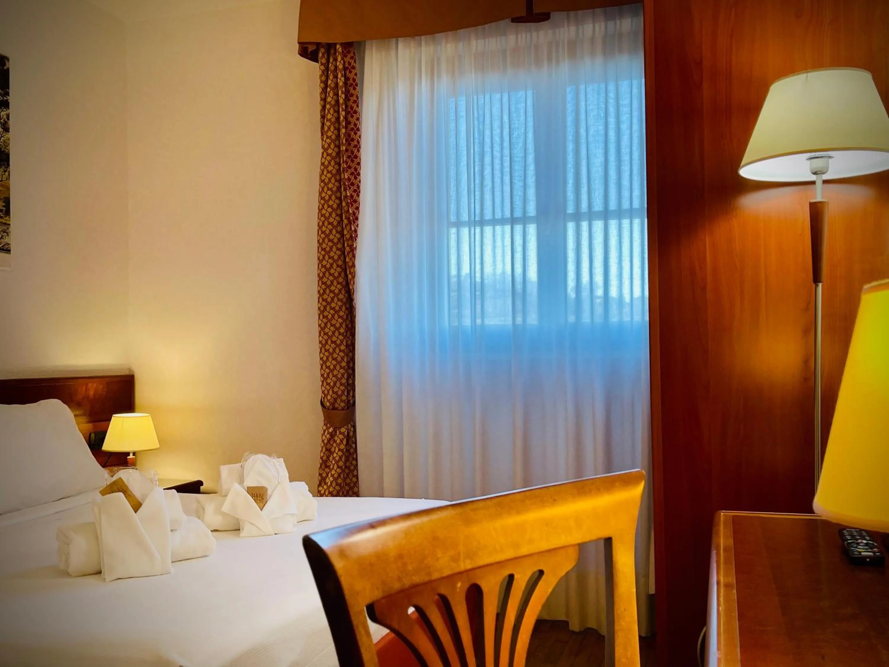 Bed in Hotel Hermitage